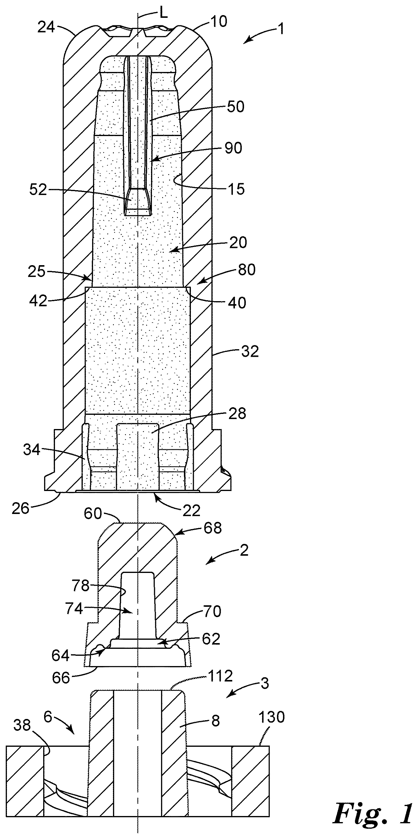 Patent US12611532 — Cleaning cap for medical implement — Figure 1