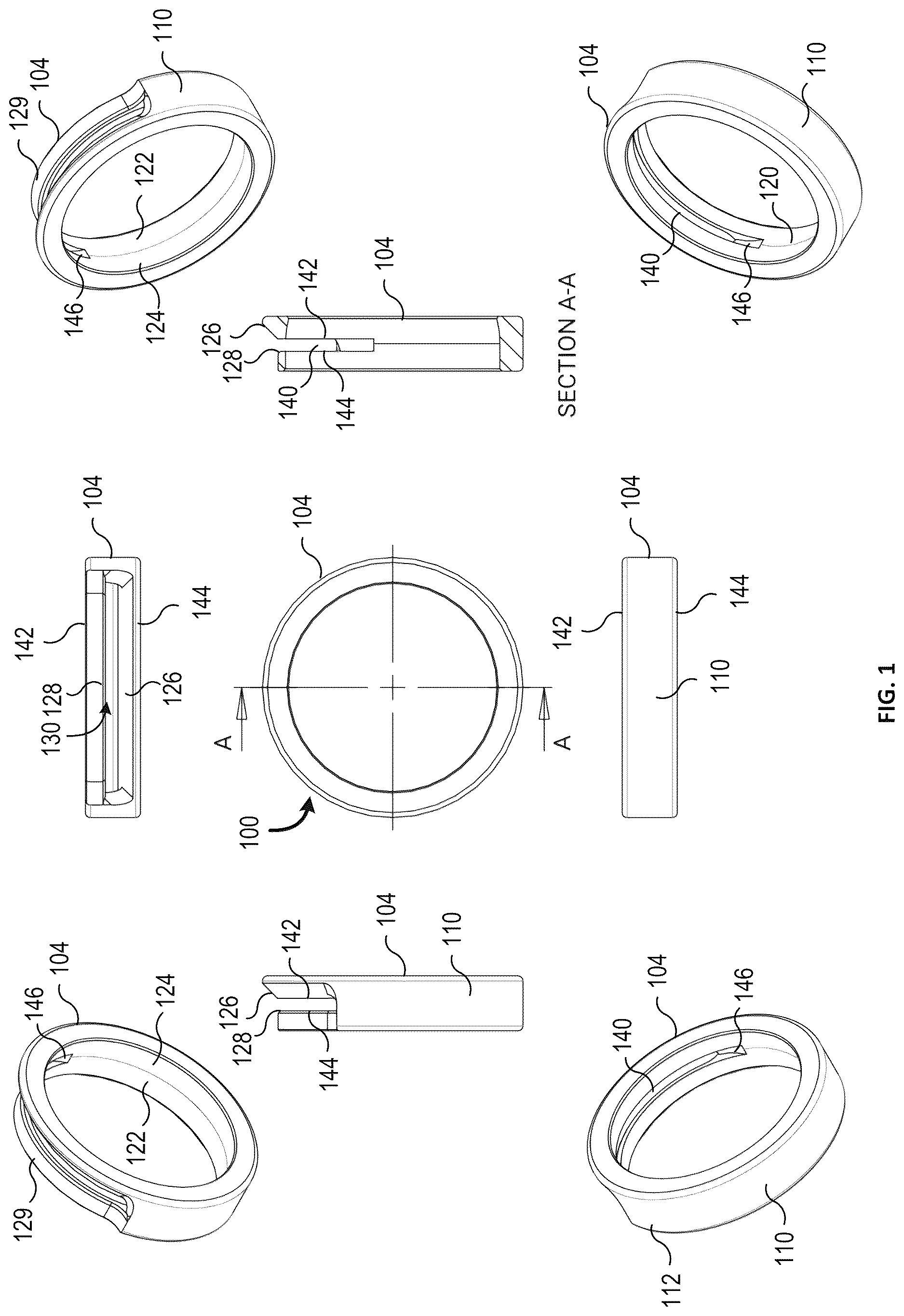 Patent US12611575 — Golf ball line marker tool — Figure 1
