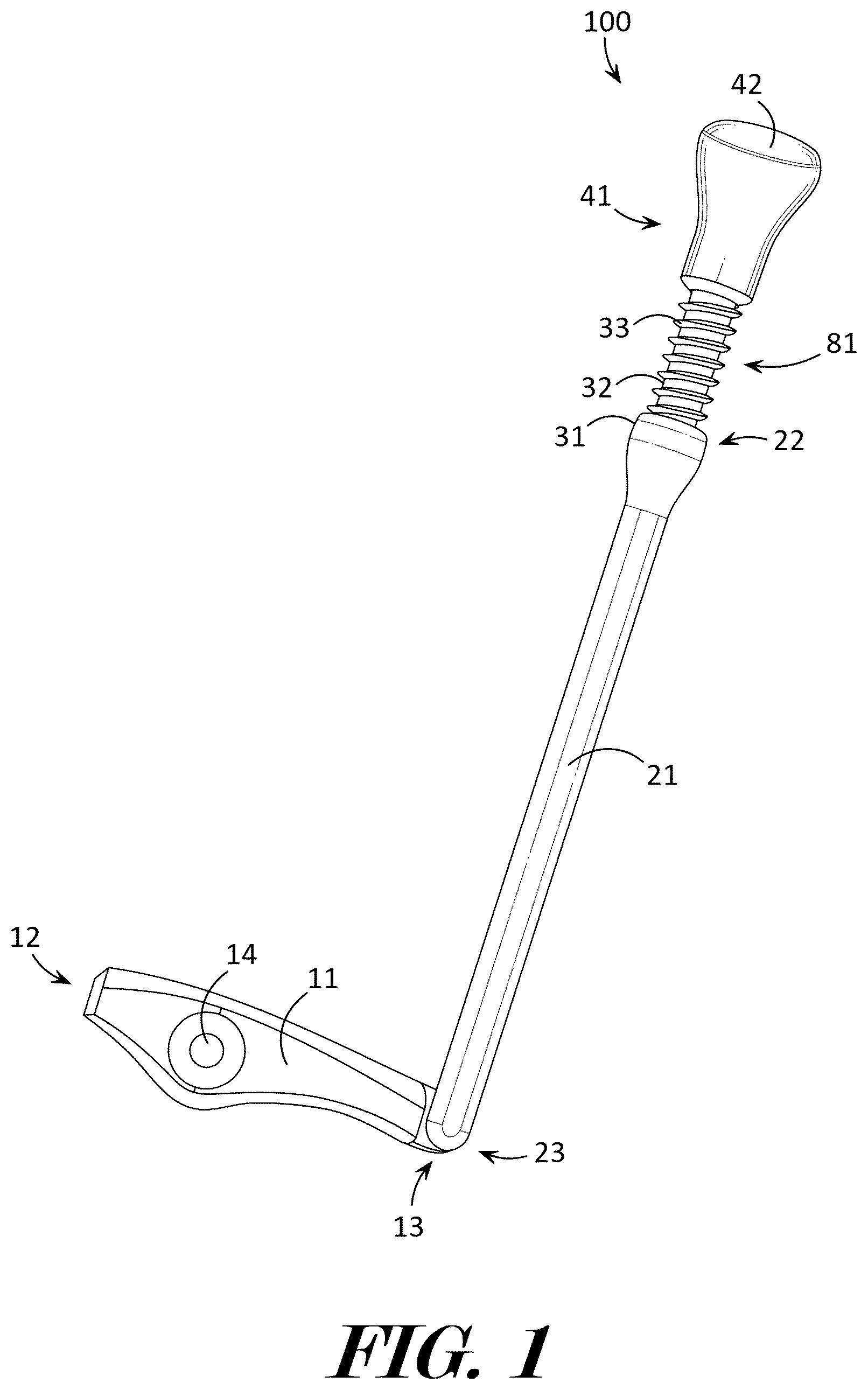 Patent US12611587 Figure 1 – Binding safety release device