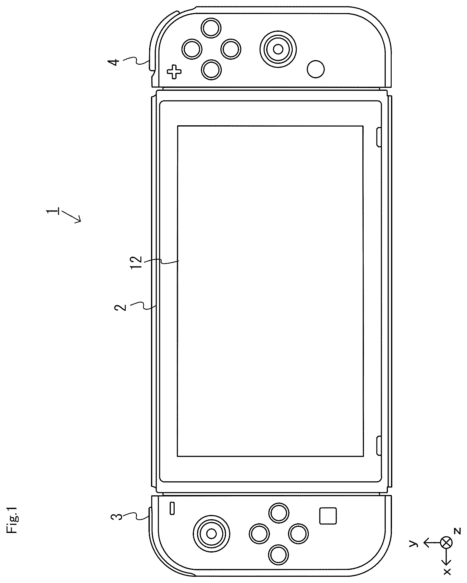 Patent US12611602 — Storage medium, information processing system, information processing device, and game processing method — Figure 1