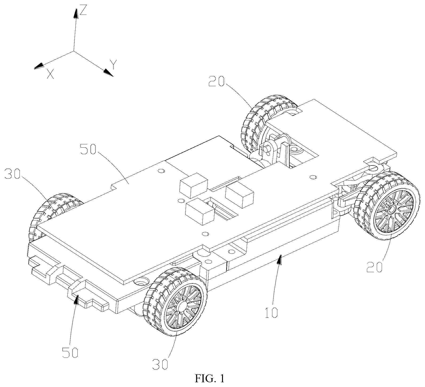 Patent US12611608 Figure 1 – Toy car