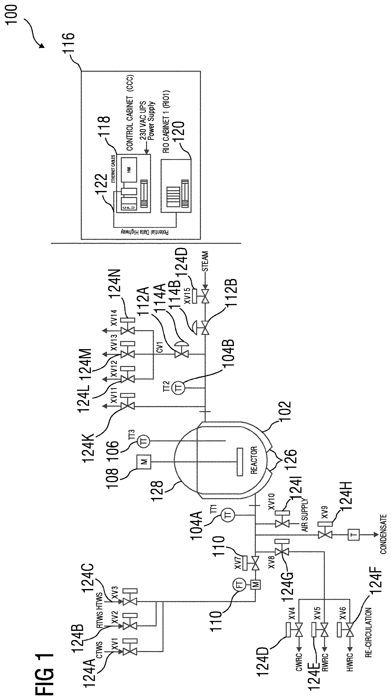 Patent US12611616 — System and method for managing crystallization process in a process control plant — Figure 1
