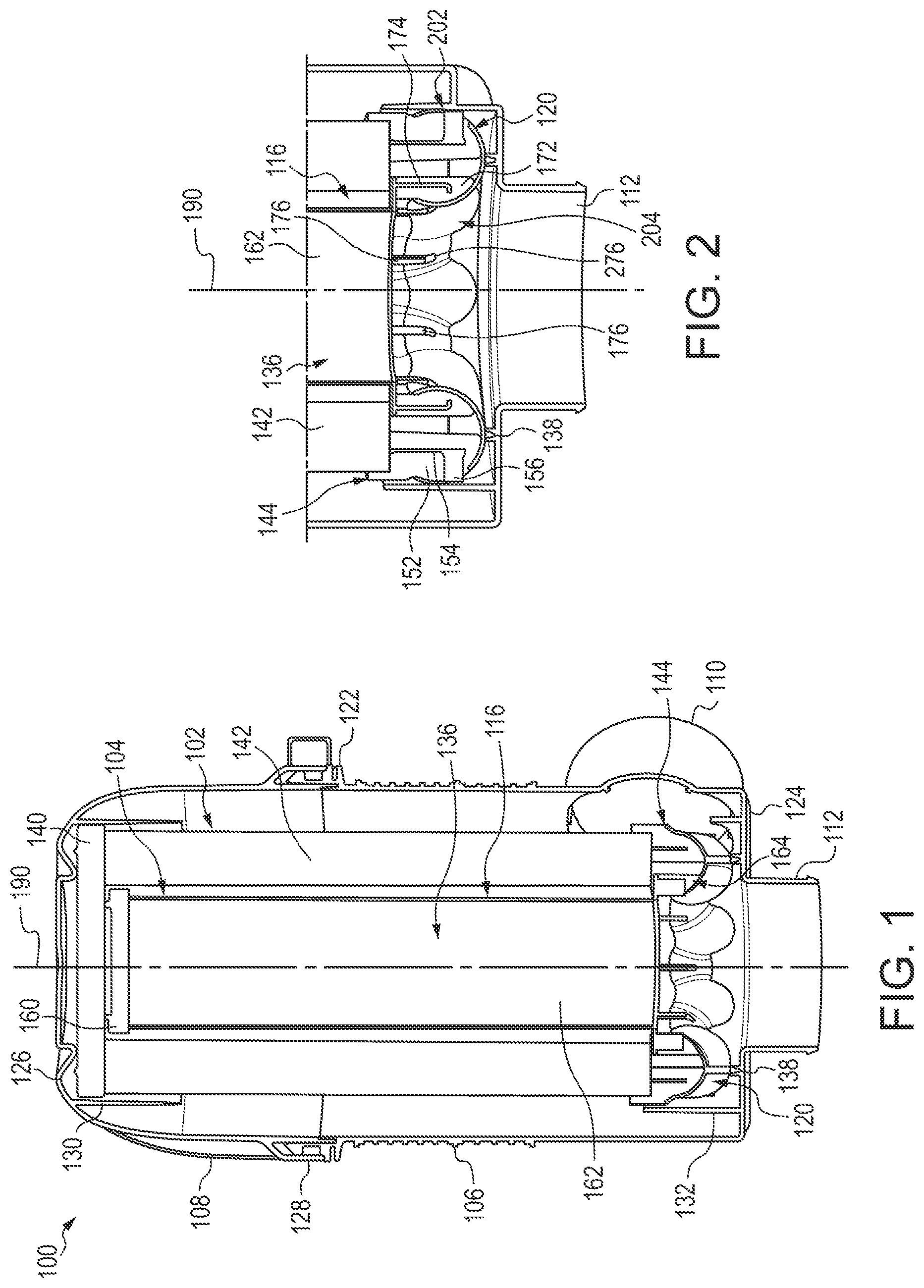 Patent US12611624 Figure 1 – Protuberant compressible filter seal design utilizing undercuts