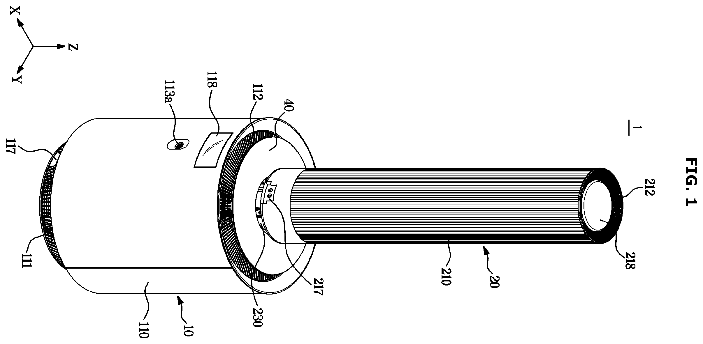 Patent US12611625 — Air cleaner — Figure 1