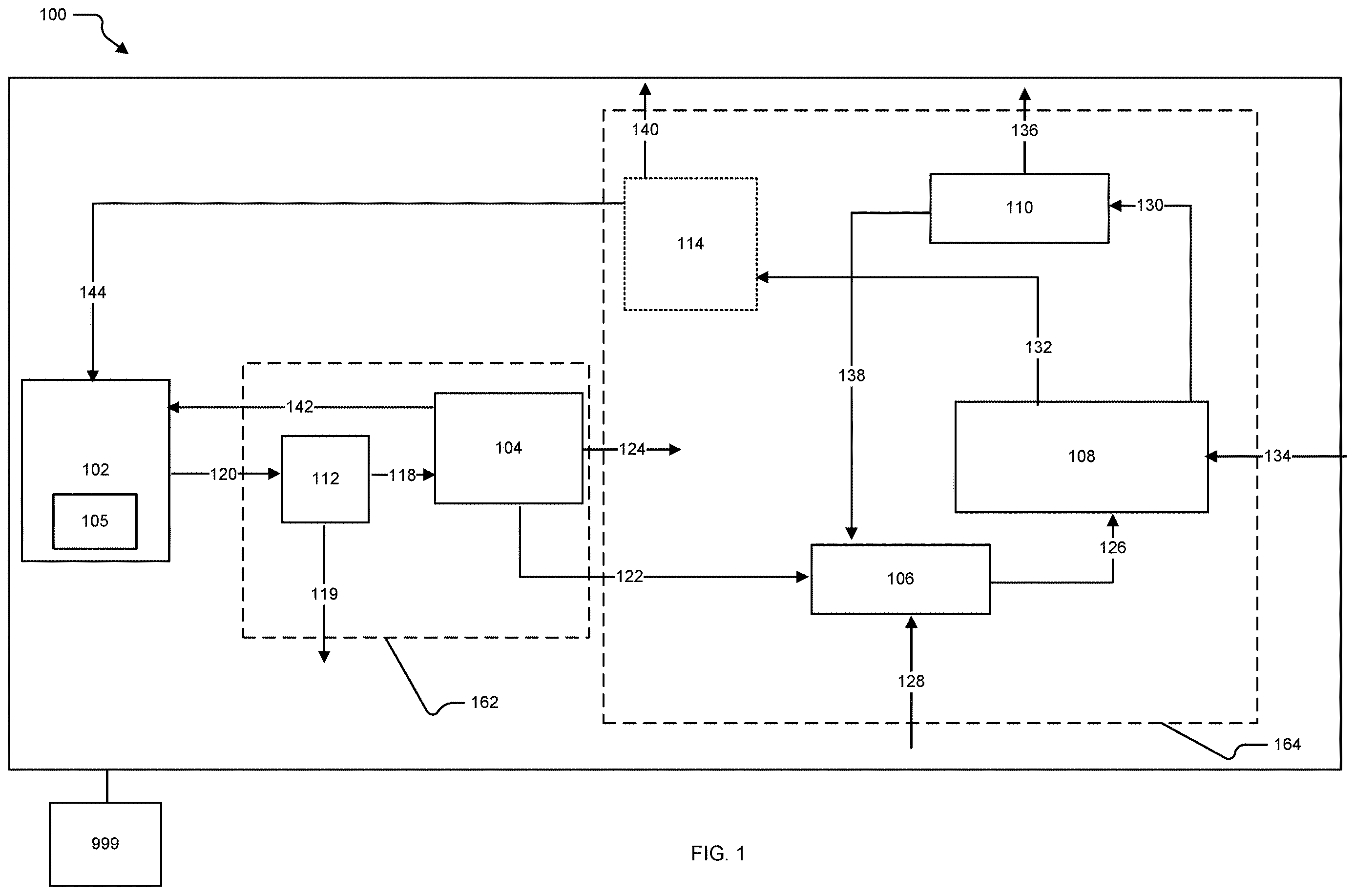 Patent US12611629 — Systems and methods for capturing carbon dioxide and regenerating a capture solution — Figure 1