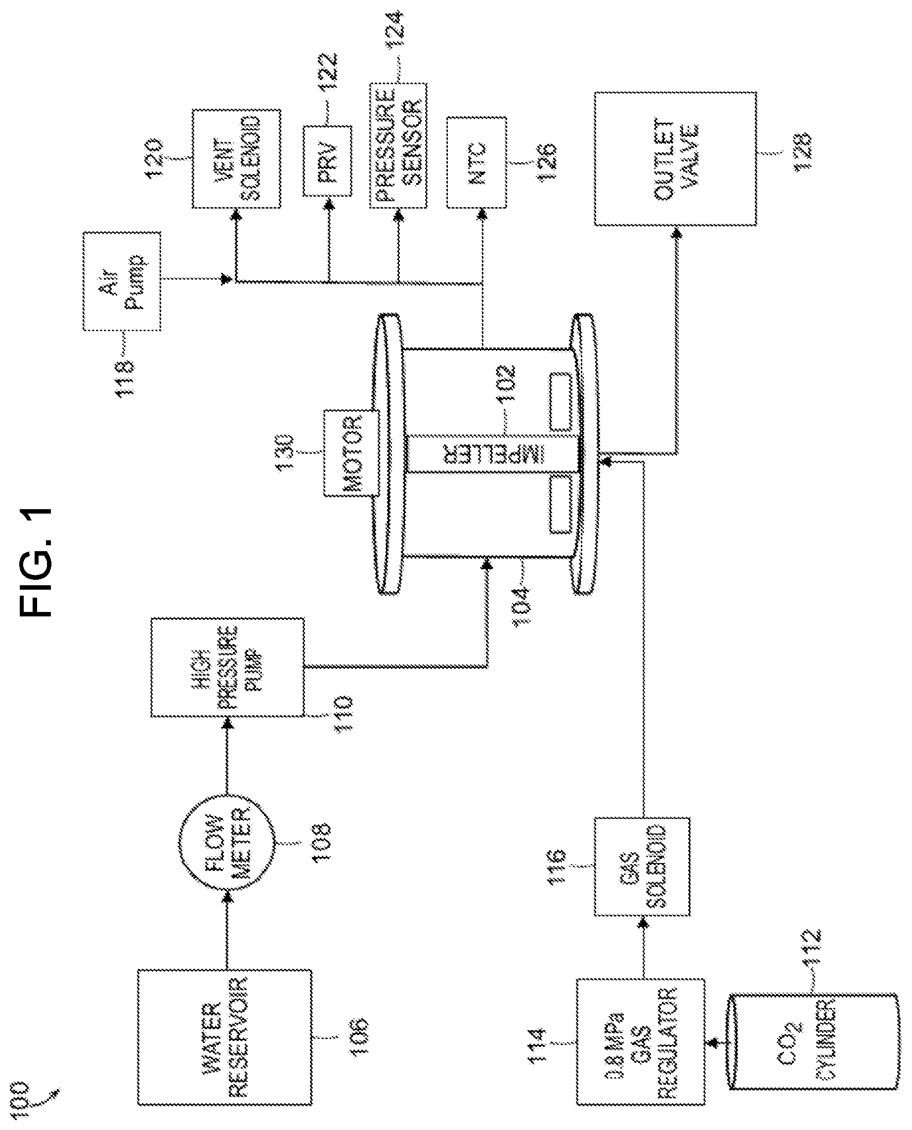 Patent US12611638 — Ratchet system for a gas canister in a beverage system — Figure 1