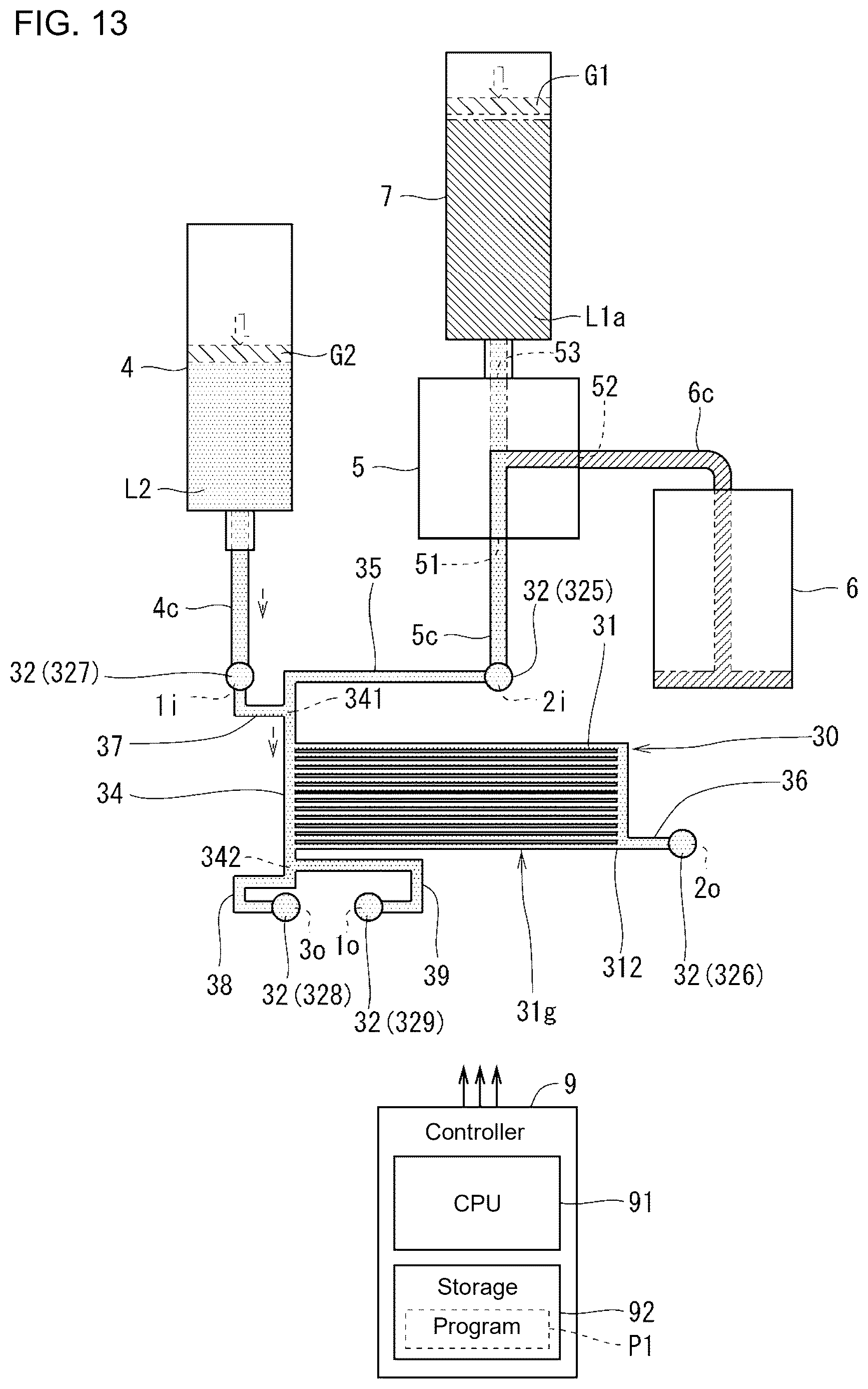 Patent US12611672 Figure 12 – Method for introducing liquid into flow path device