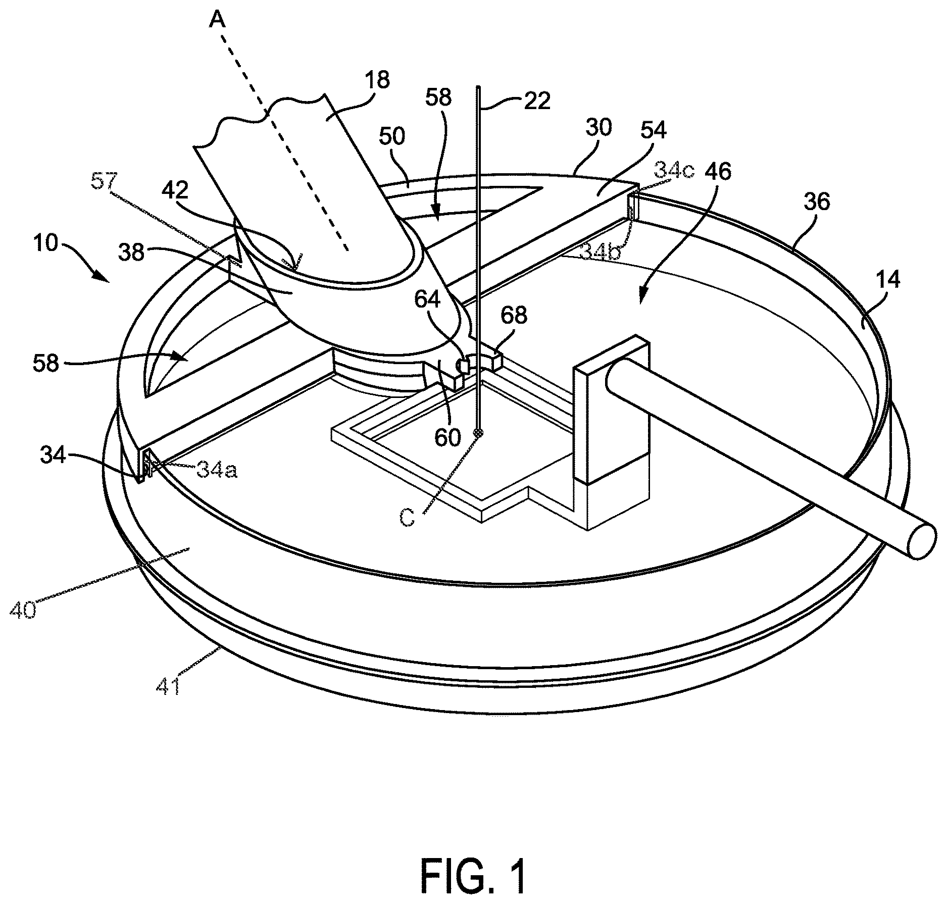 Patent US12611673 — Integrated container adapter for photoacoustic microscopy — Figure 1