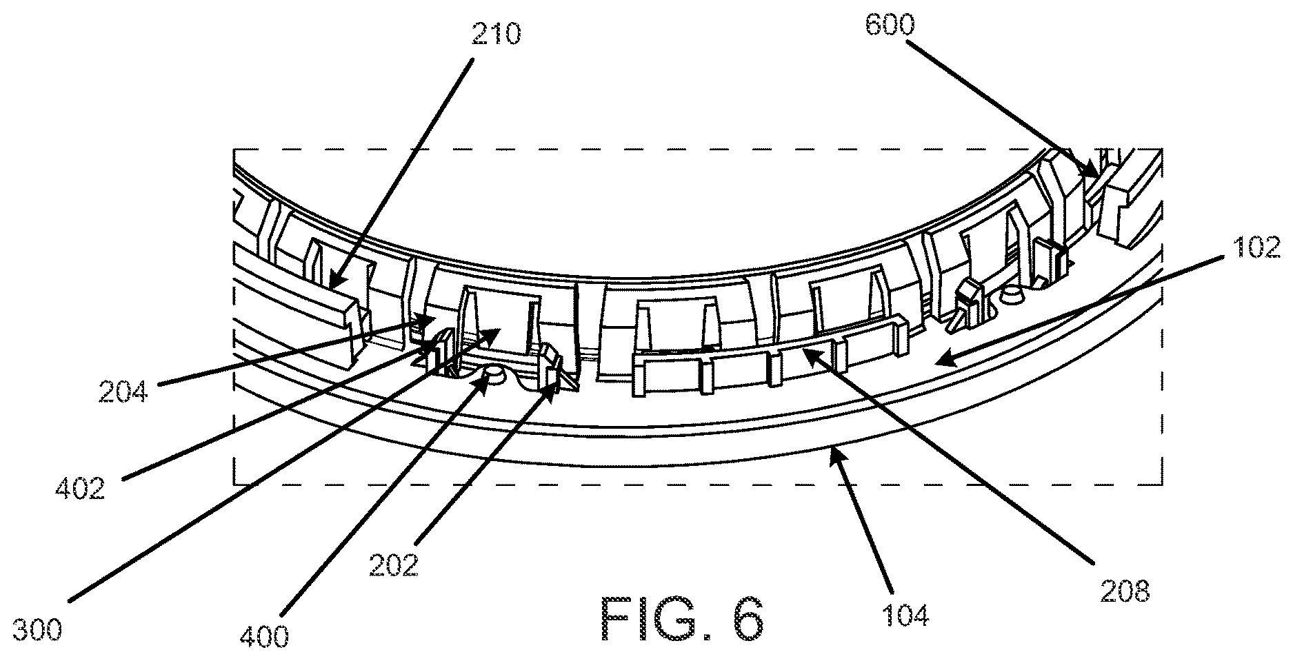 Patent US12611676 Figure 8 – Vessel mounting system