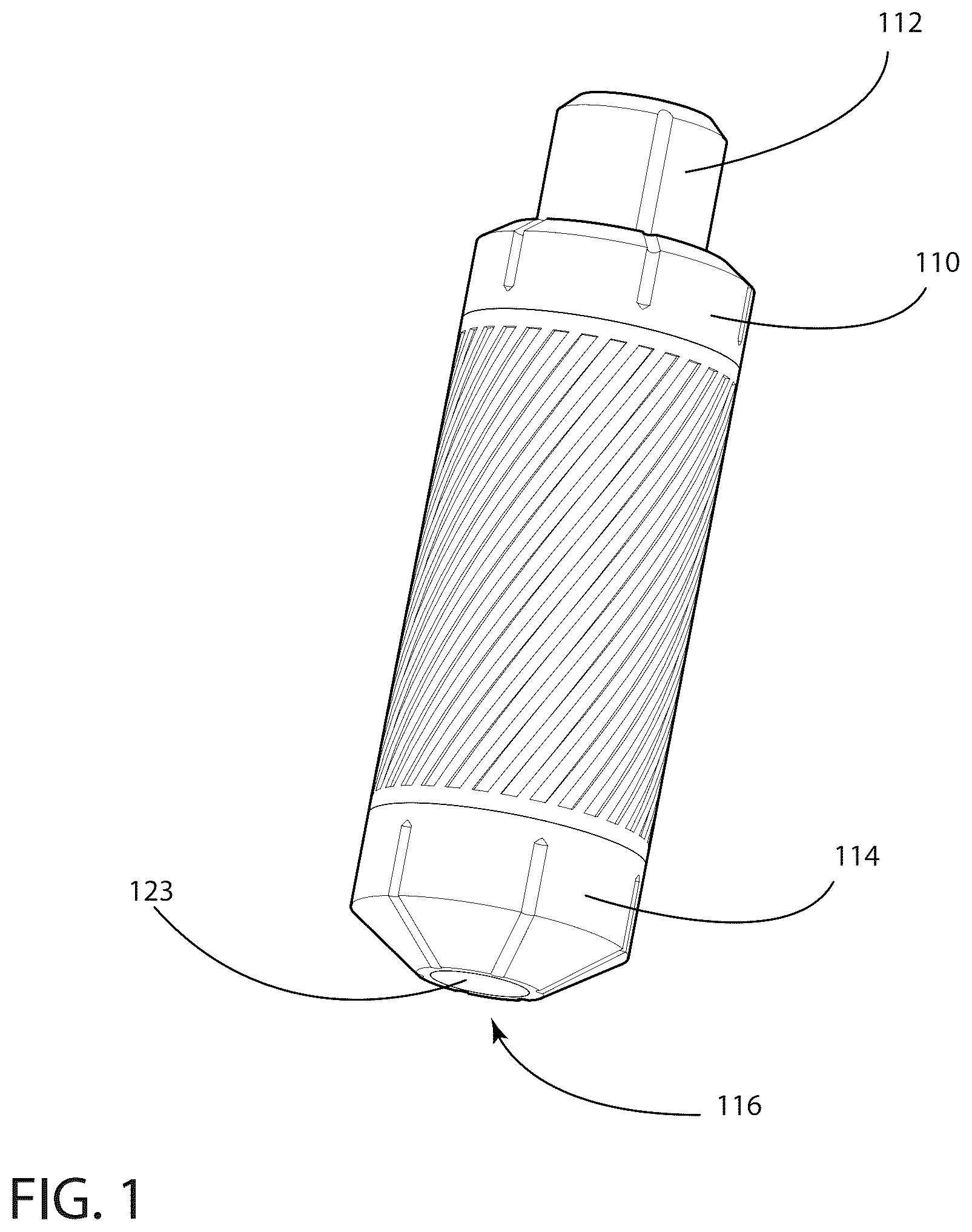 Patent US12611684 — Apparatus for storing and dispensing granular material — Figure 1