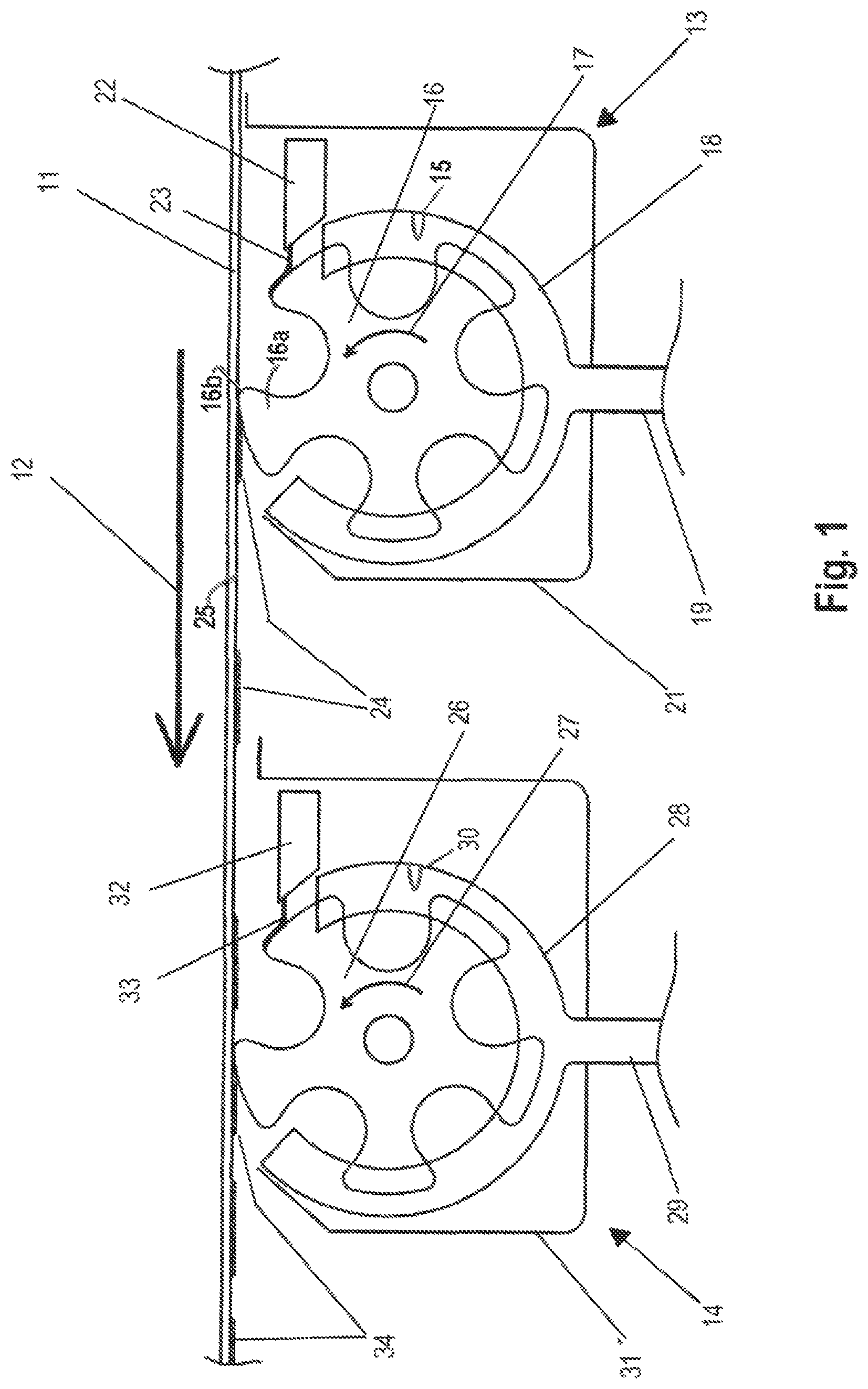 Patent US12611692 — Systems and methods for applying dots of different adhesives to moving roofing shingle stock — Figure 1