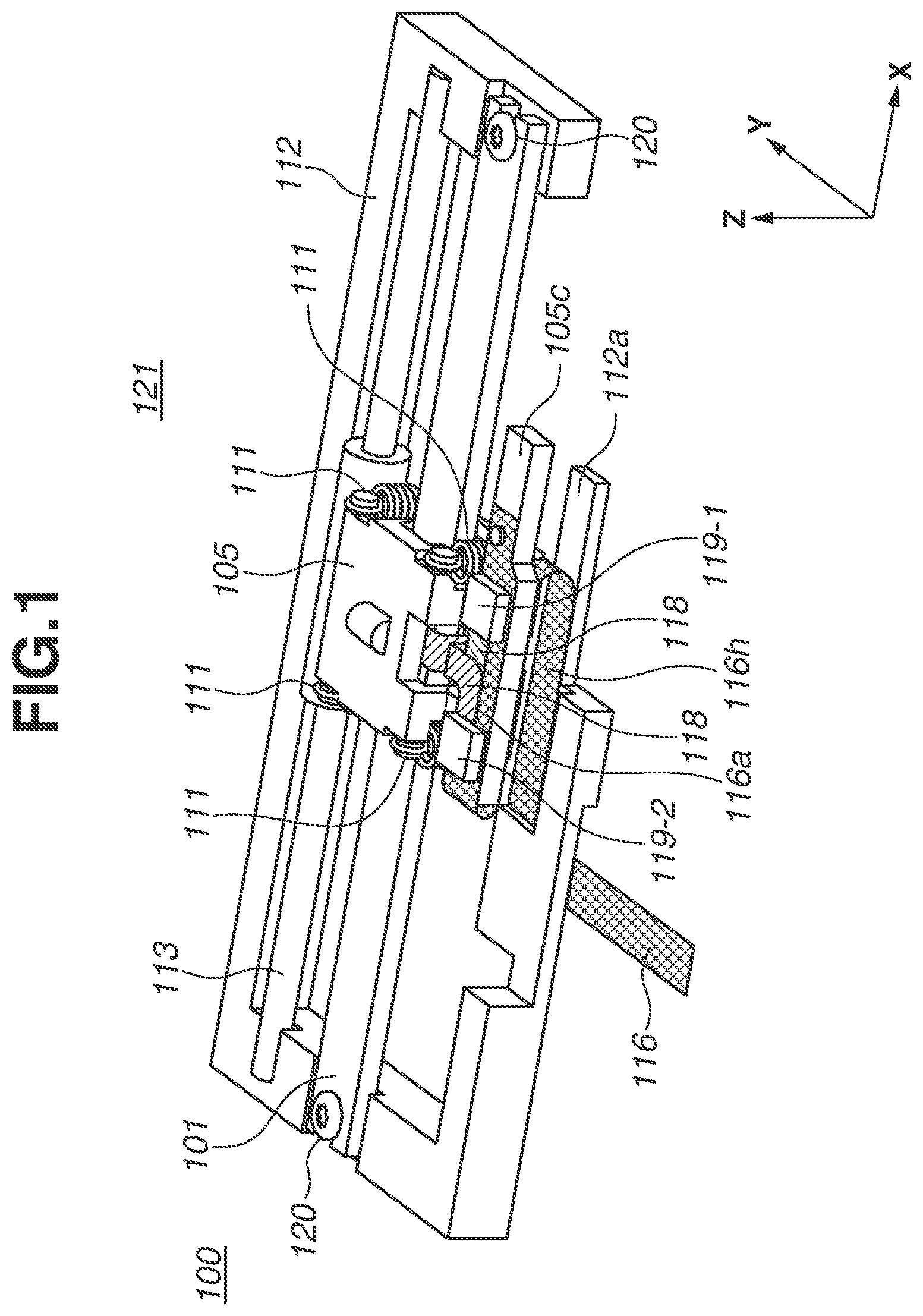 Patent US12611696 — Vibratory actuator and electronic device — Figure 1
