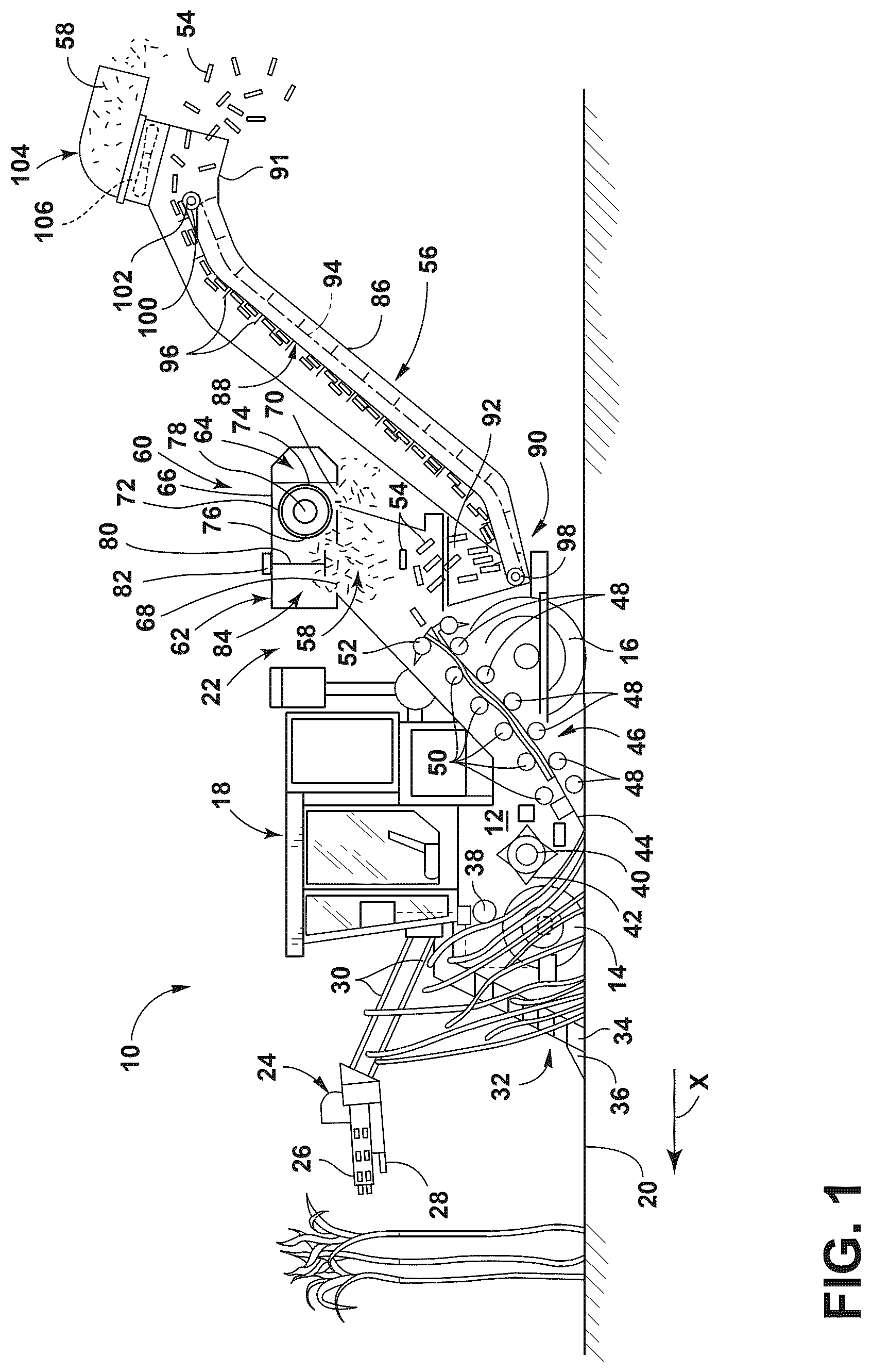 Patent US12611699 — System and method for an agricultural harvester — Figure 1