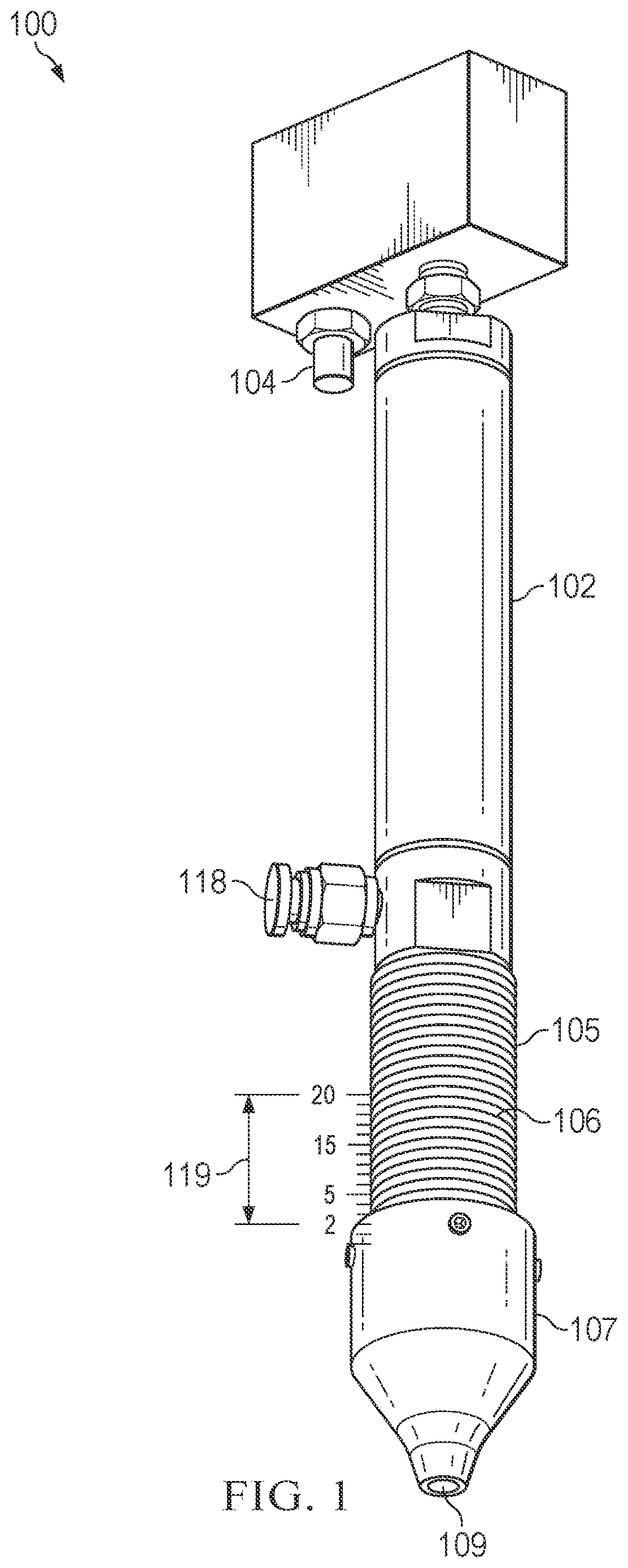 Patent US12611708 — Hand-held impact tool for creating dent flaws — Figure 1
