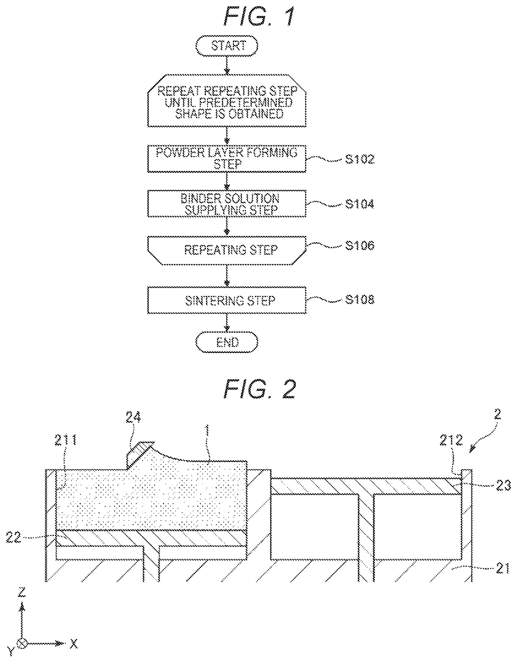Patent US12611709 — Powder for additive manufacturing and method for producing metal sintered body — Figure 1