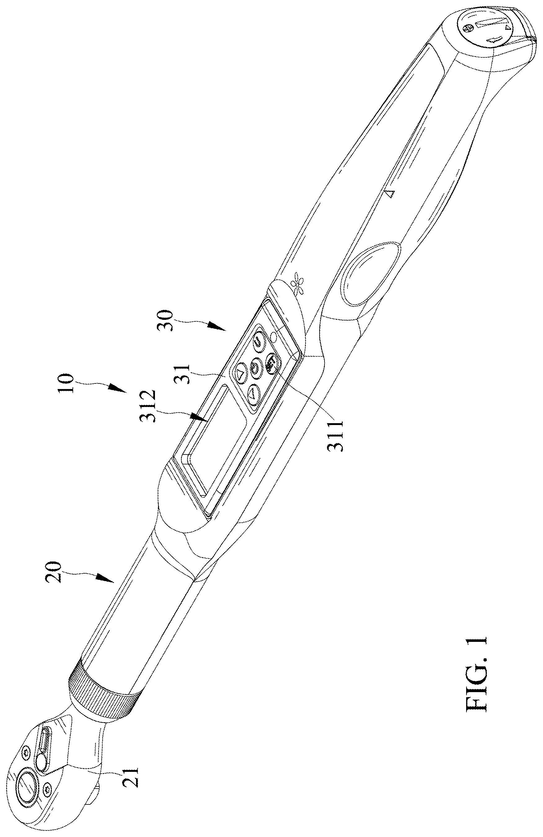 Patent US12611750 — Torque wrench and standalone calibration method thereof — Figure 1