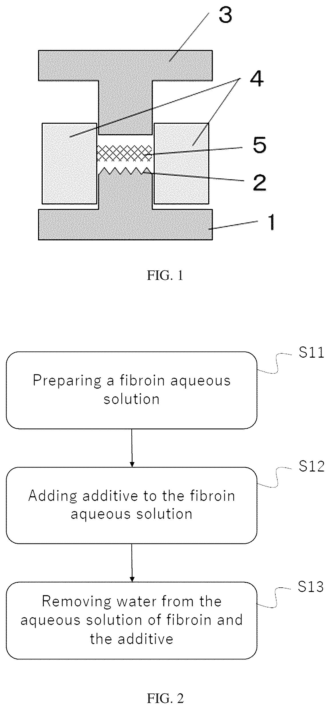 Patent US12611802 — Method for manufacturing a molded article of fibroin — Figure 1
