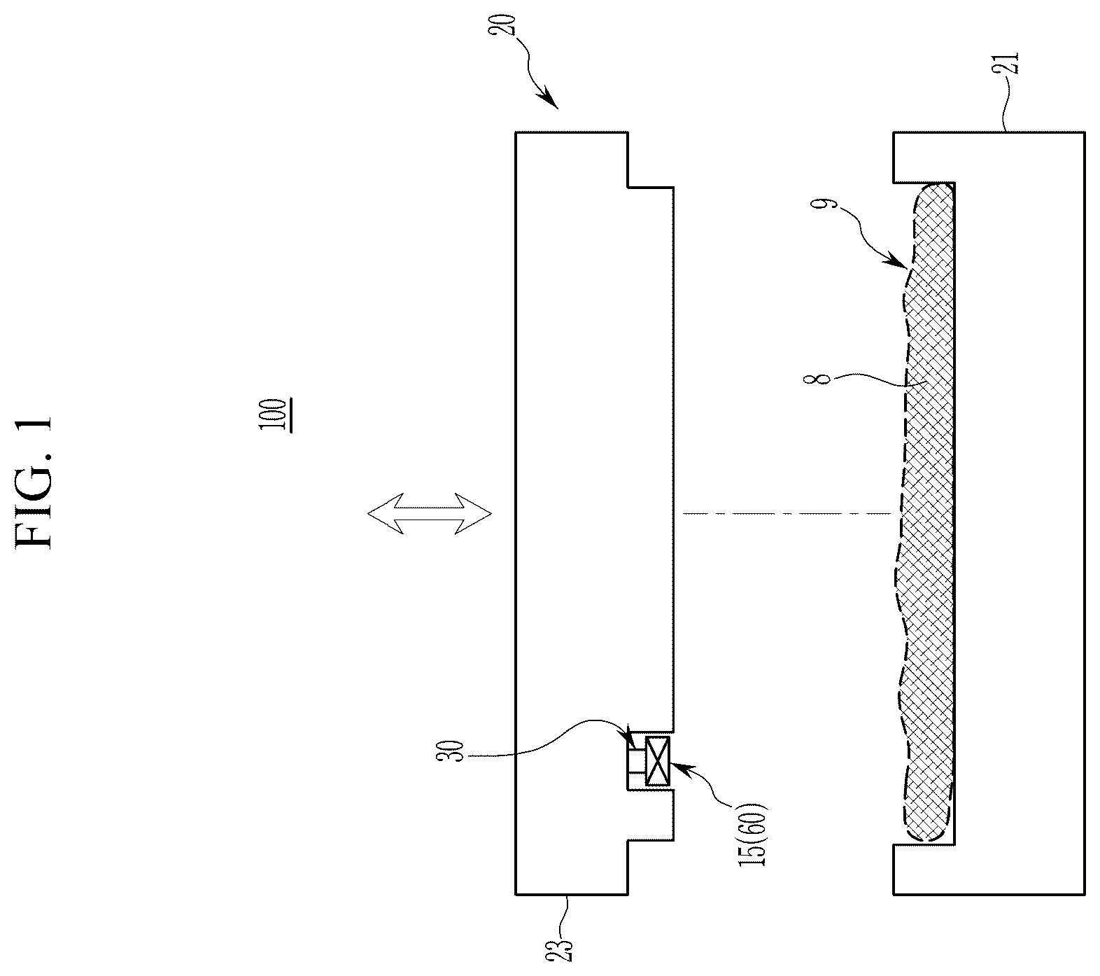 Patent US12611803 — Plastic composite material parts forming apparatus — Figure 1