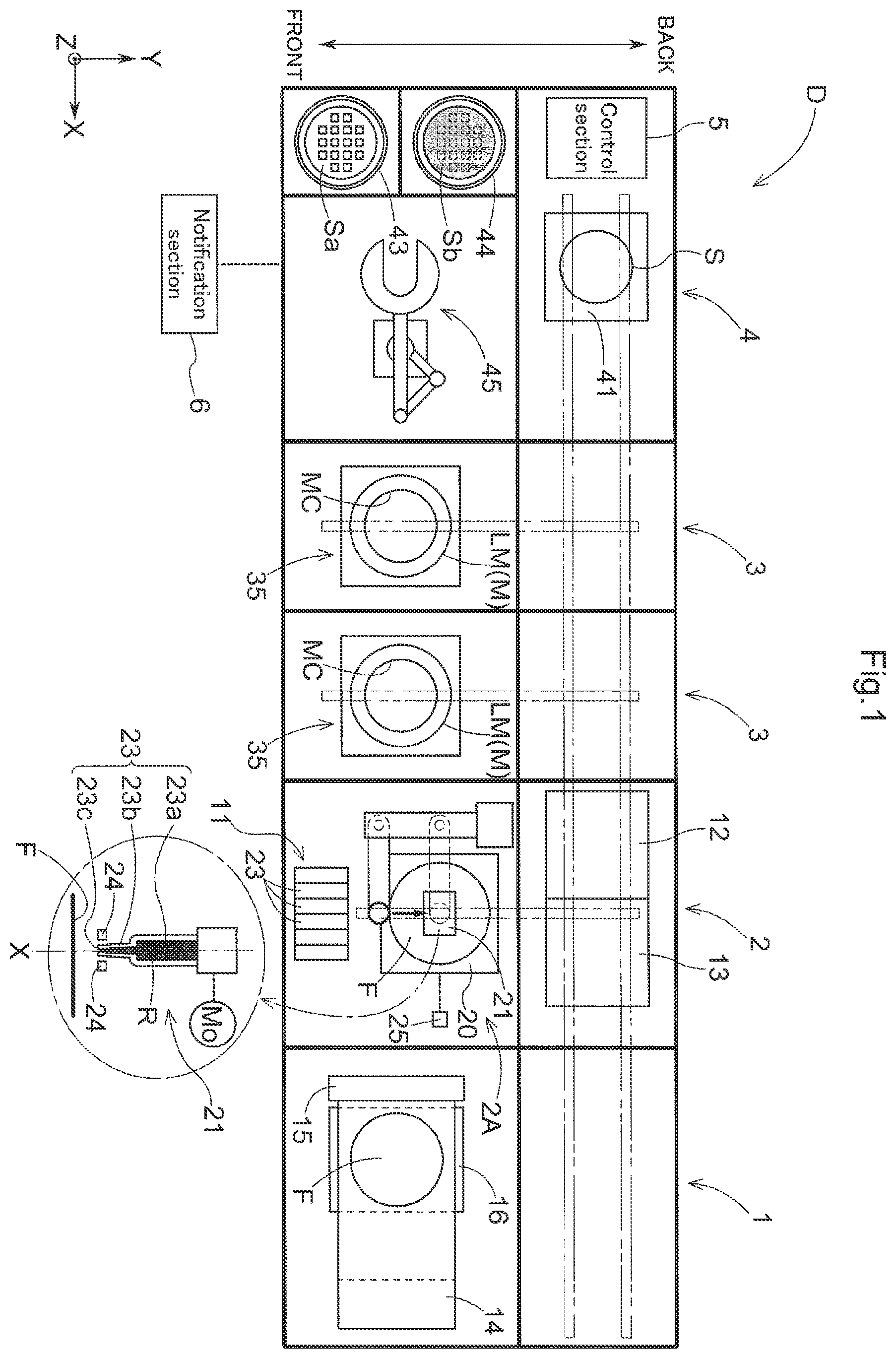 Patent US12611804 — Resin supply device, resin molding apparatus, and method for producing resin molded product — Figure 1