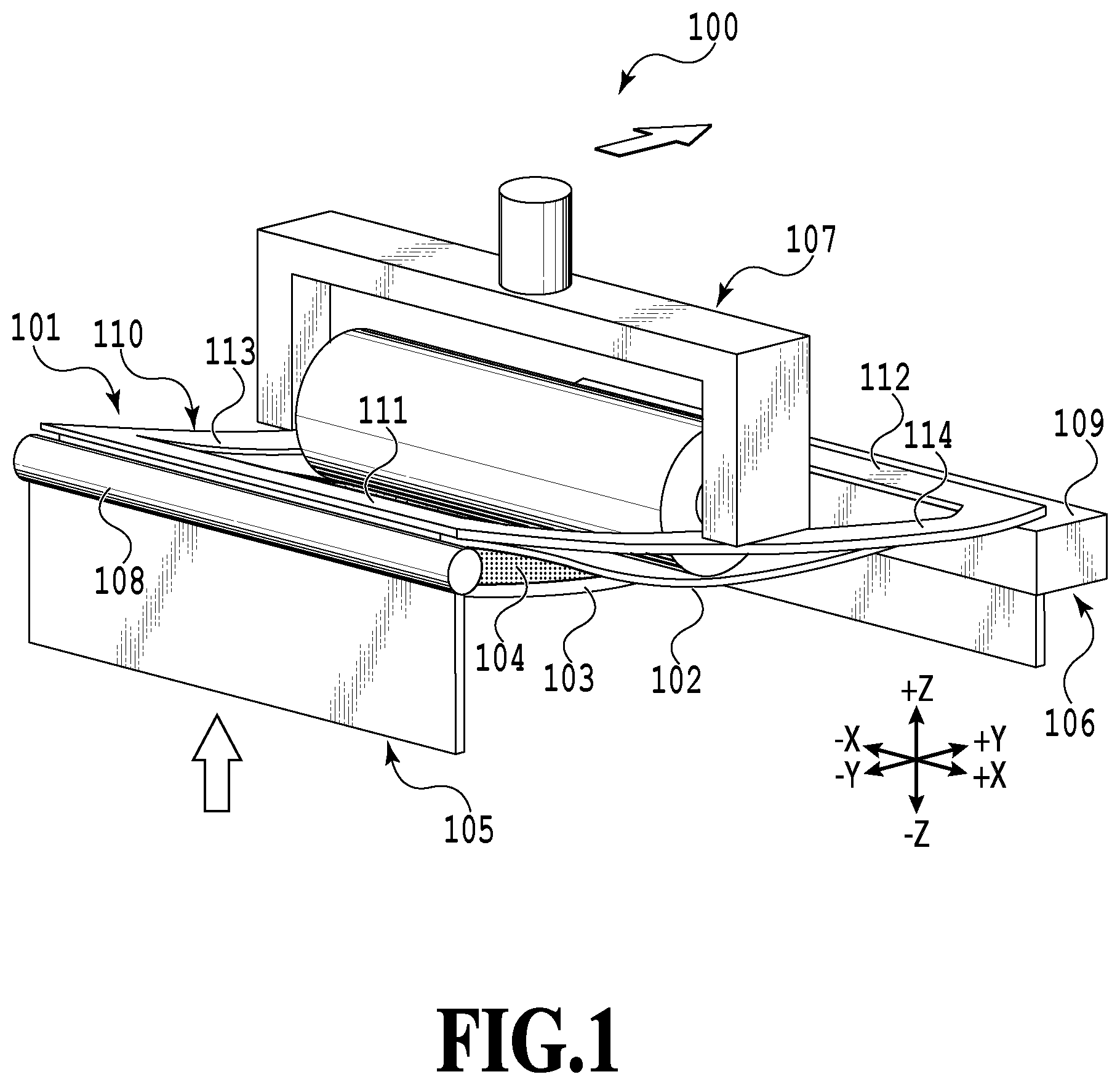Patent US12611813 — Transfer method, transfer apparatus, and peeling method — Figure 1