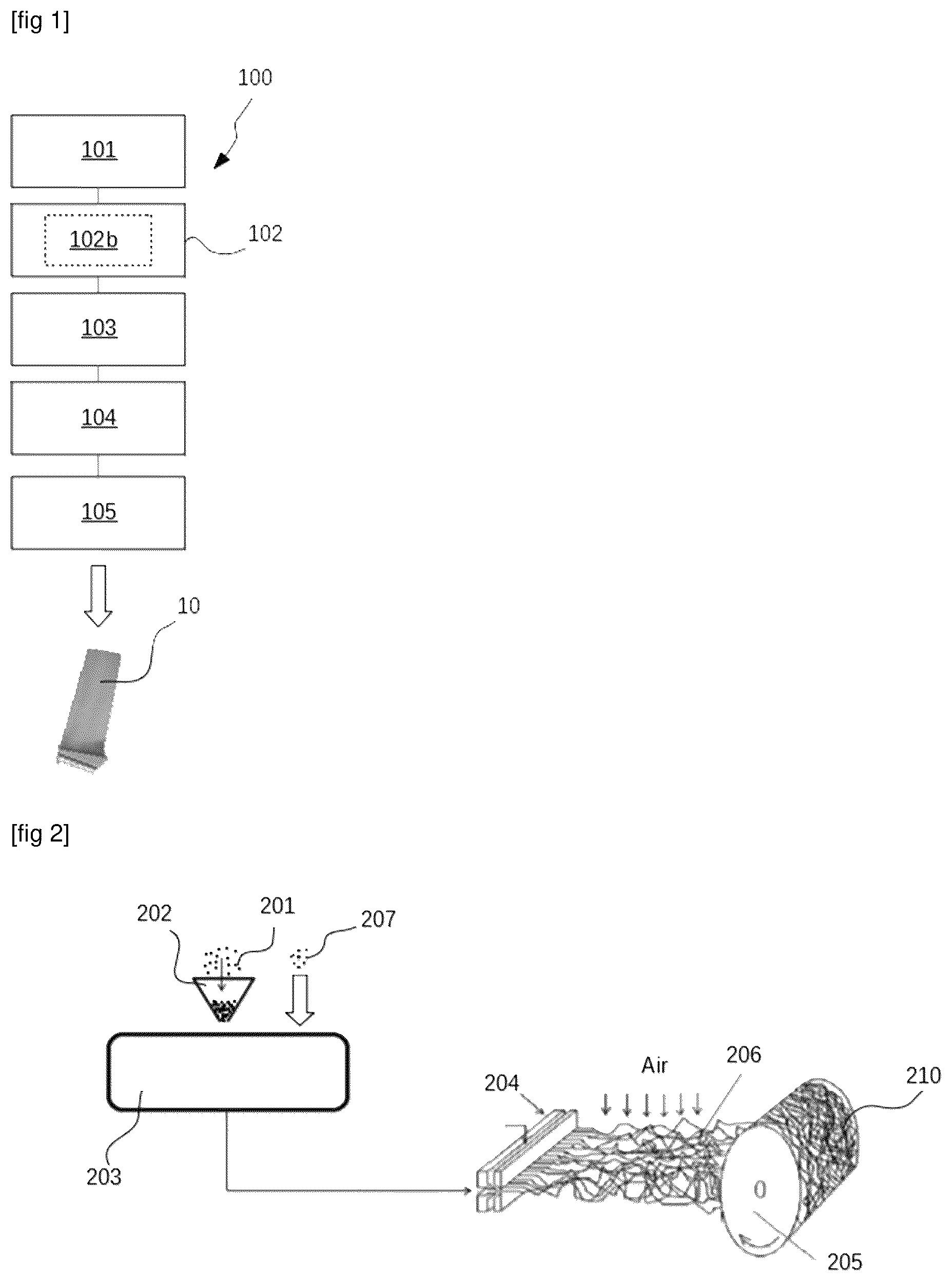 Patent US12611822 — Method for manufacturing a composite part reinforced with nanotubes — Figure 1
