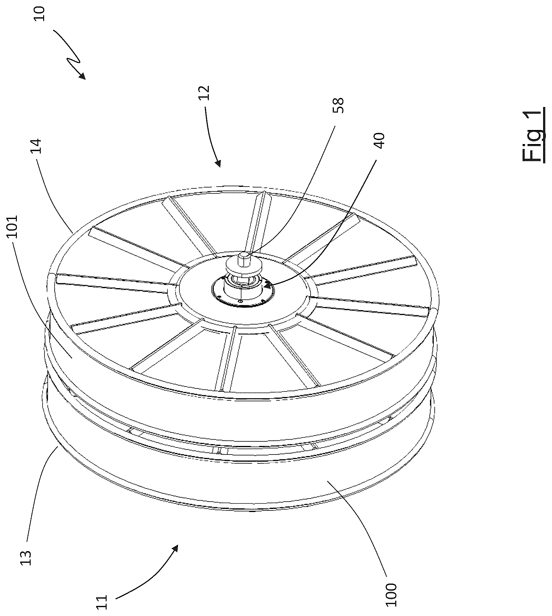 Patent US12611830 — Process for building tyres of vehicle wheels and method for providing elongated elements to be used in the aforementioned process — Figure 1