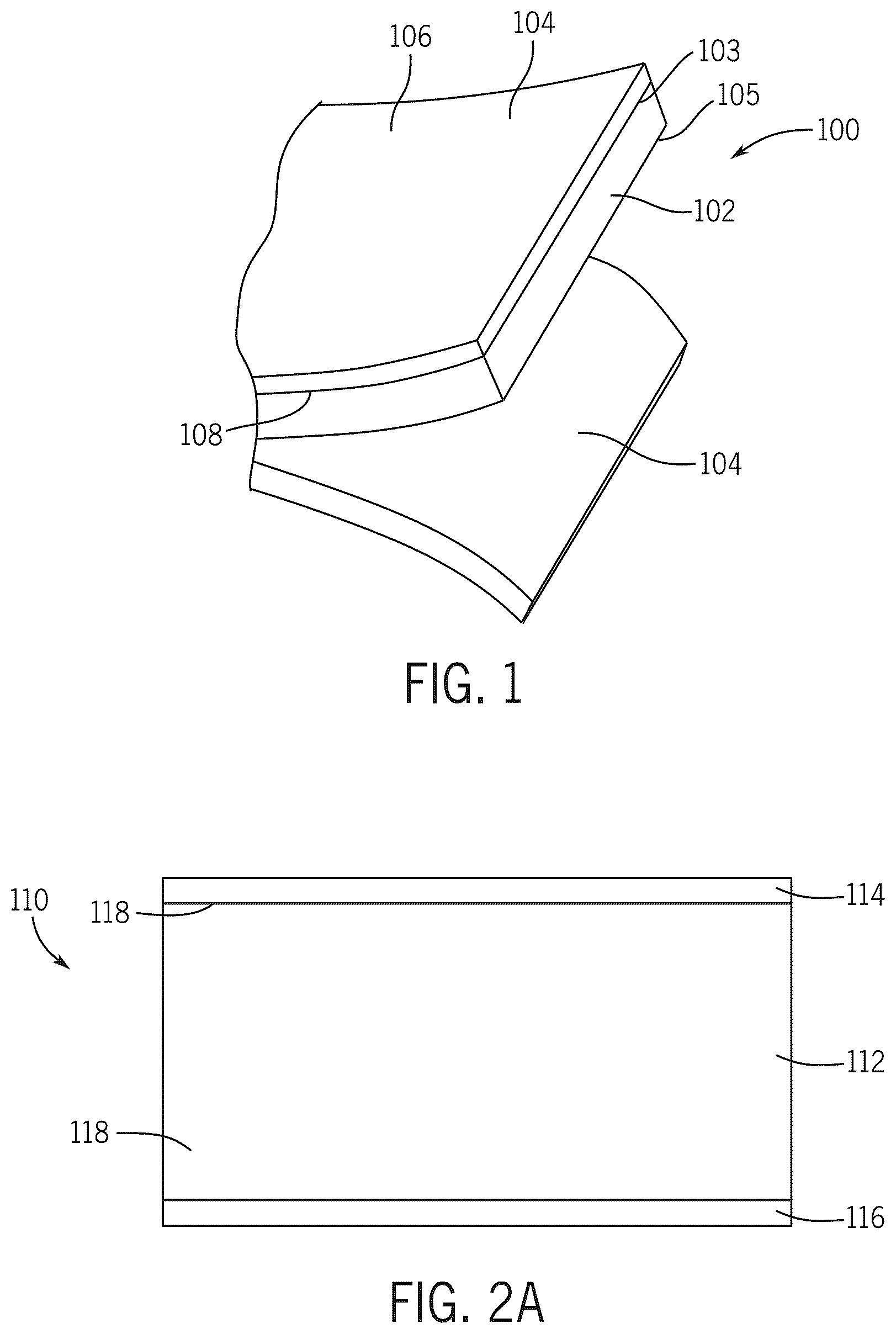 Patent US12611836 — Biaxially oriented thermoplastic polymer laminate films for luggage articles and methods of making the same — Figure 1