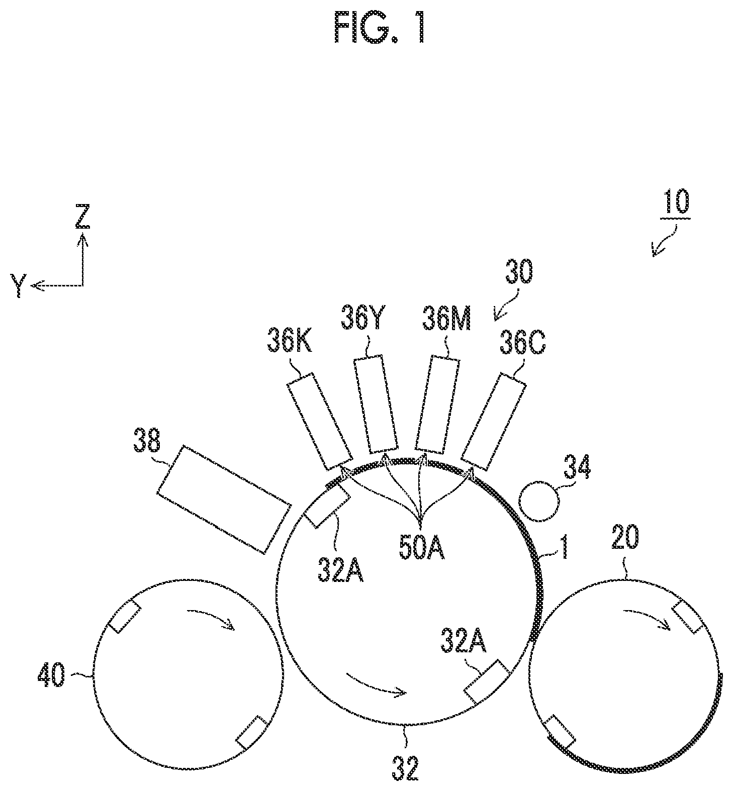 Patent US12611860 — Drive waveform generation device, drive waveform generation method and program, liquid jetting device, and printing apparatus — Figure 1