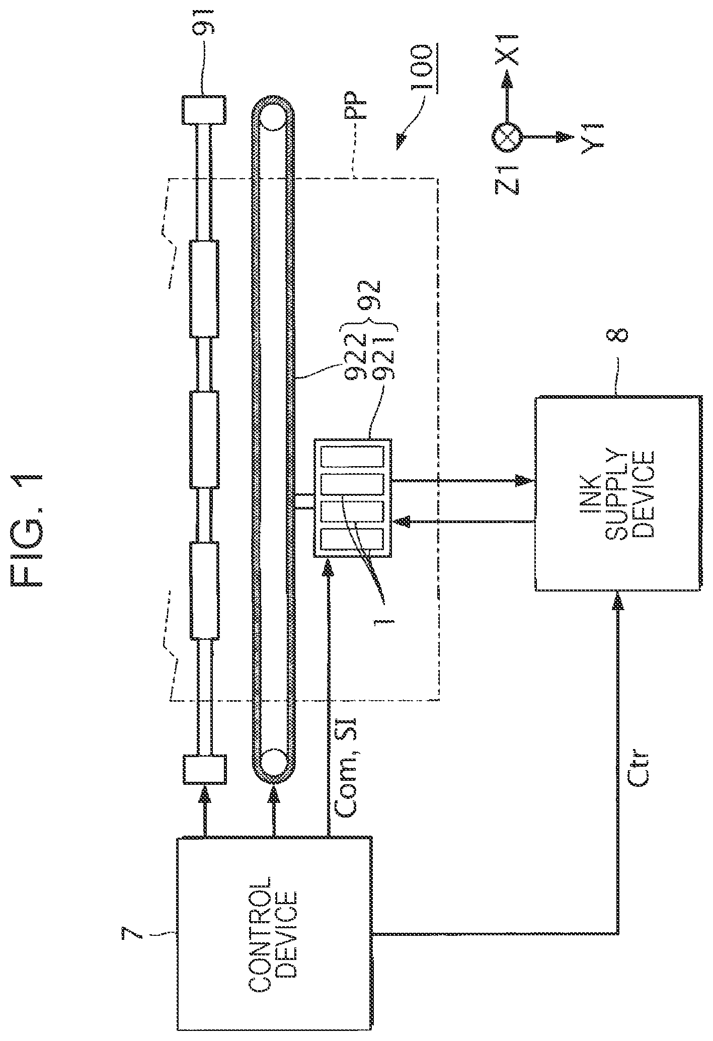 Patent US12611862 — Liquid ejecting head and liquid ejecting apparatus — Figure 1