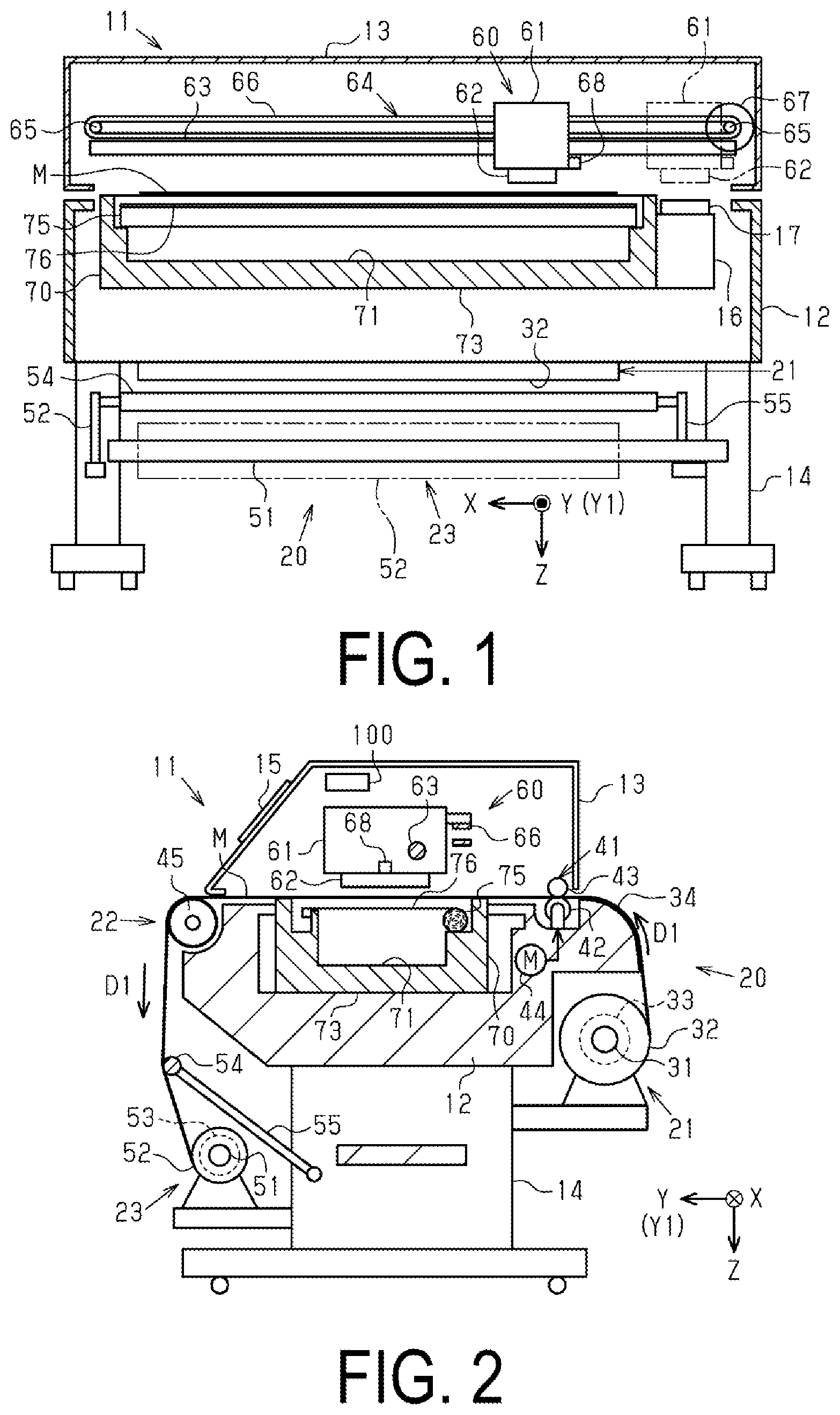 Patent US12611868 — Liquid ejecting device — Figure 1