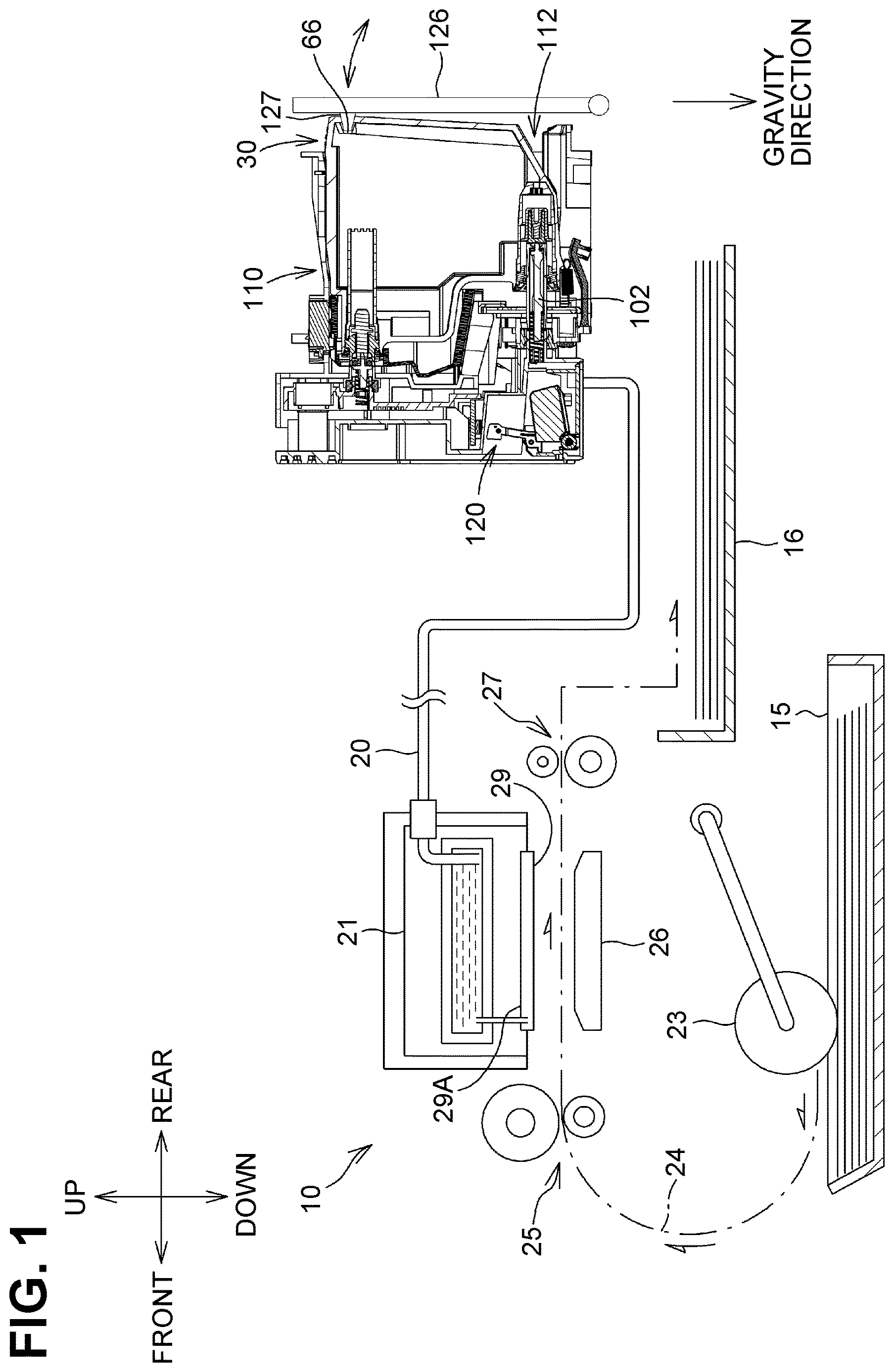 Patent US12611870 Figure 1 – Ink container, ink container set and printing system