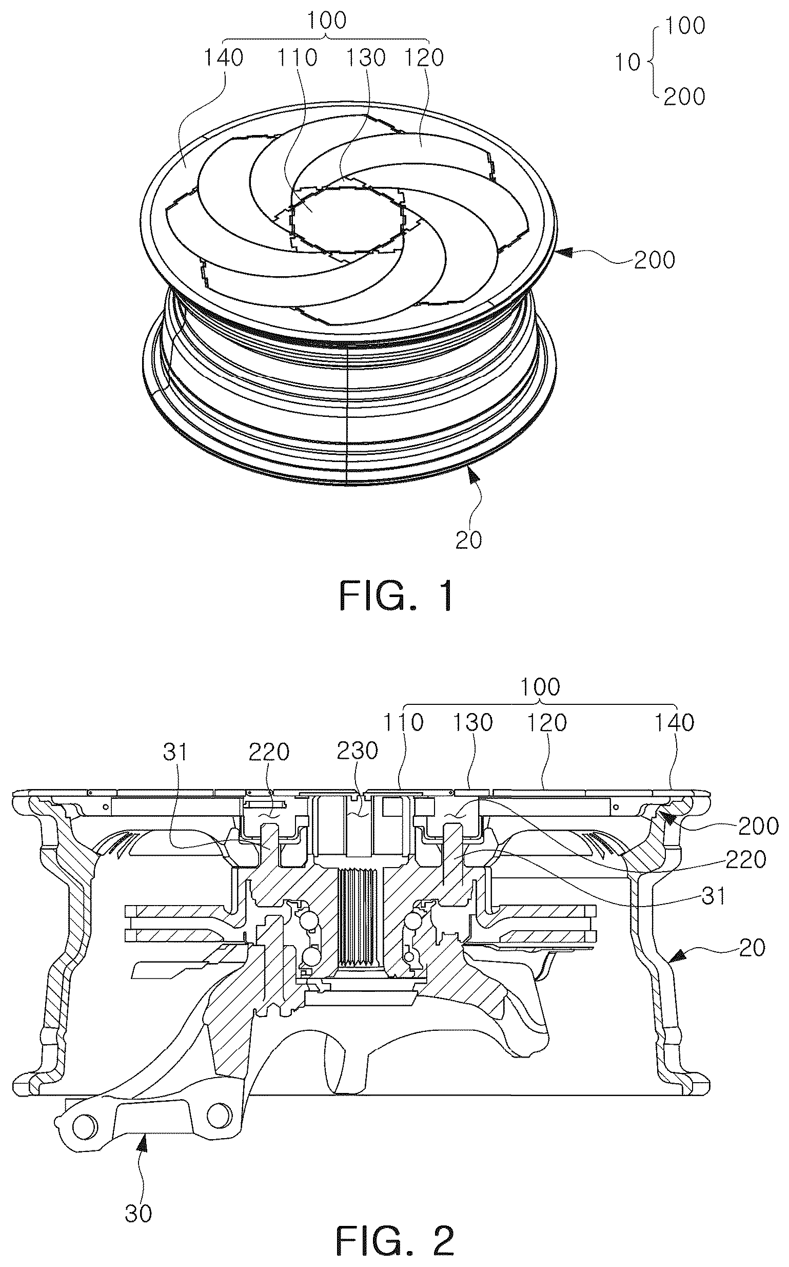 Patent US12611890 — Wheel cover with moveable vent structure — Figure 1