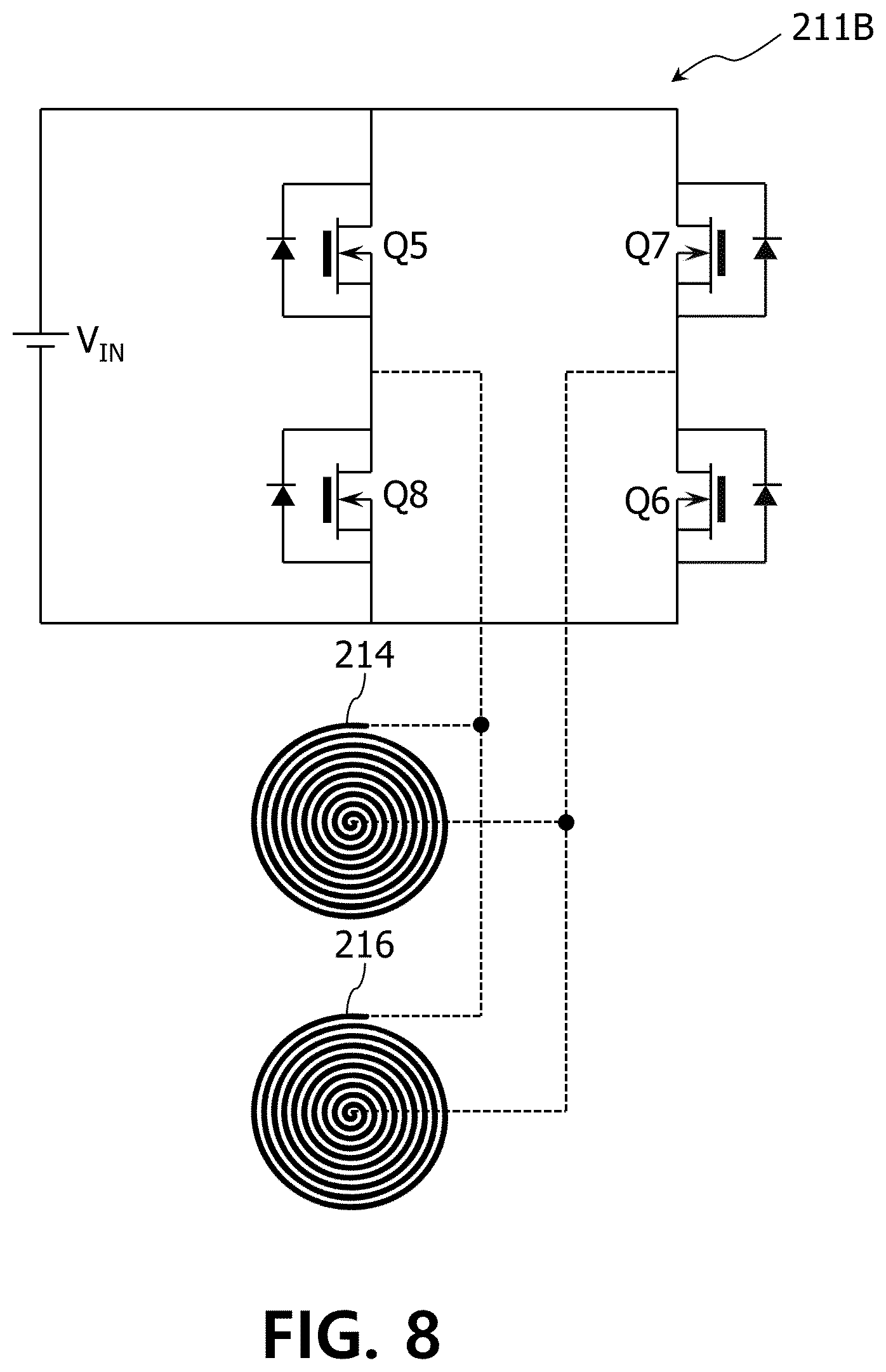 Patent US12611896 Figure 8 – Tire monitoring sensor powered by wireless power, system and control method thereof, and vehicle having the same
