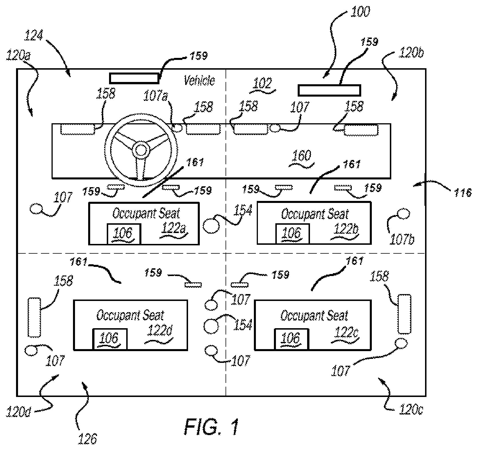 Patent US12611911 — Methods and systems for ventilating air flow in a vehicle — Figure 1