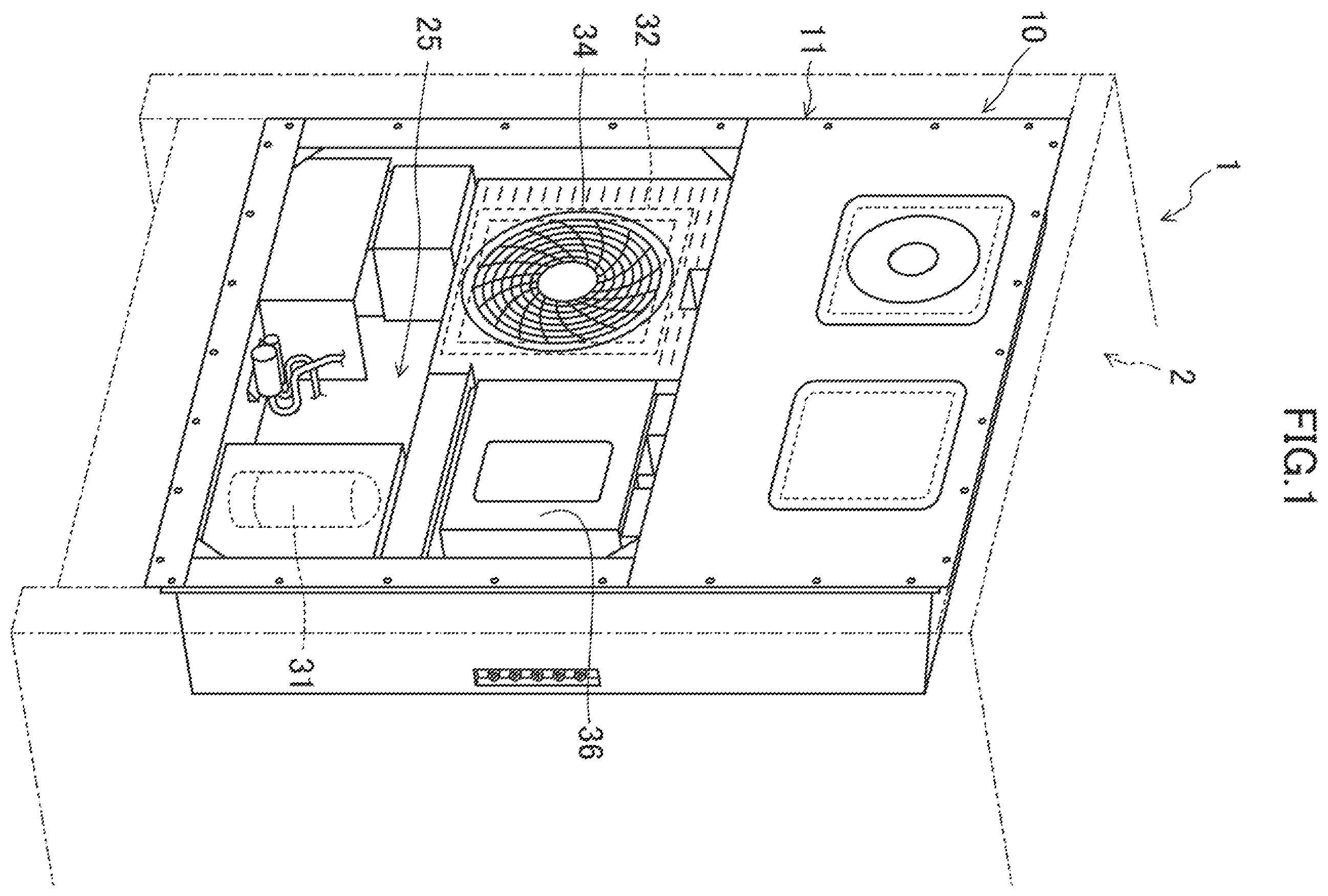 Patent US12611913 — Compartment air-conditioning apparatus, refrigeration apparatus, and transport container — Figure 1