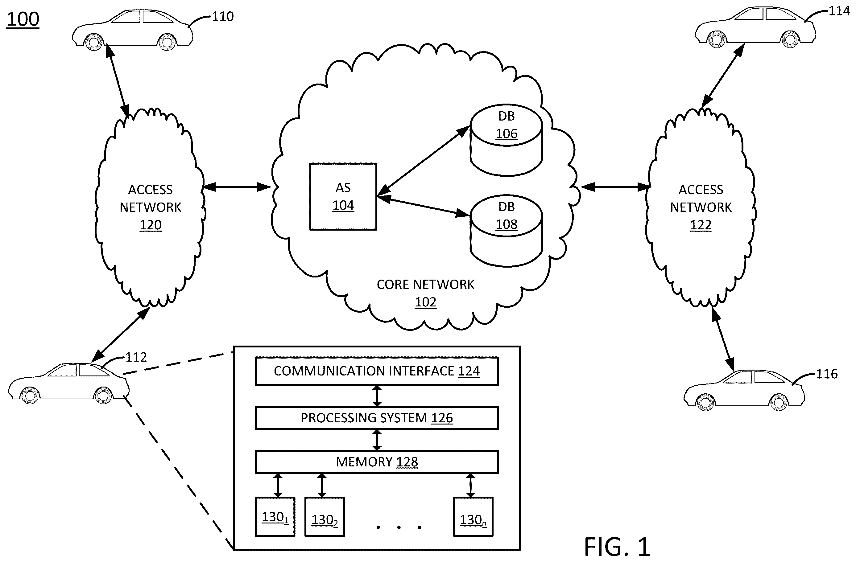 Patent US12611932 — Augmented-reality map assistance to improve driver visibility — Figure 1