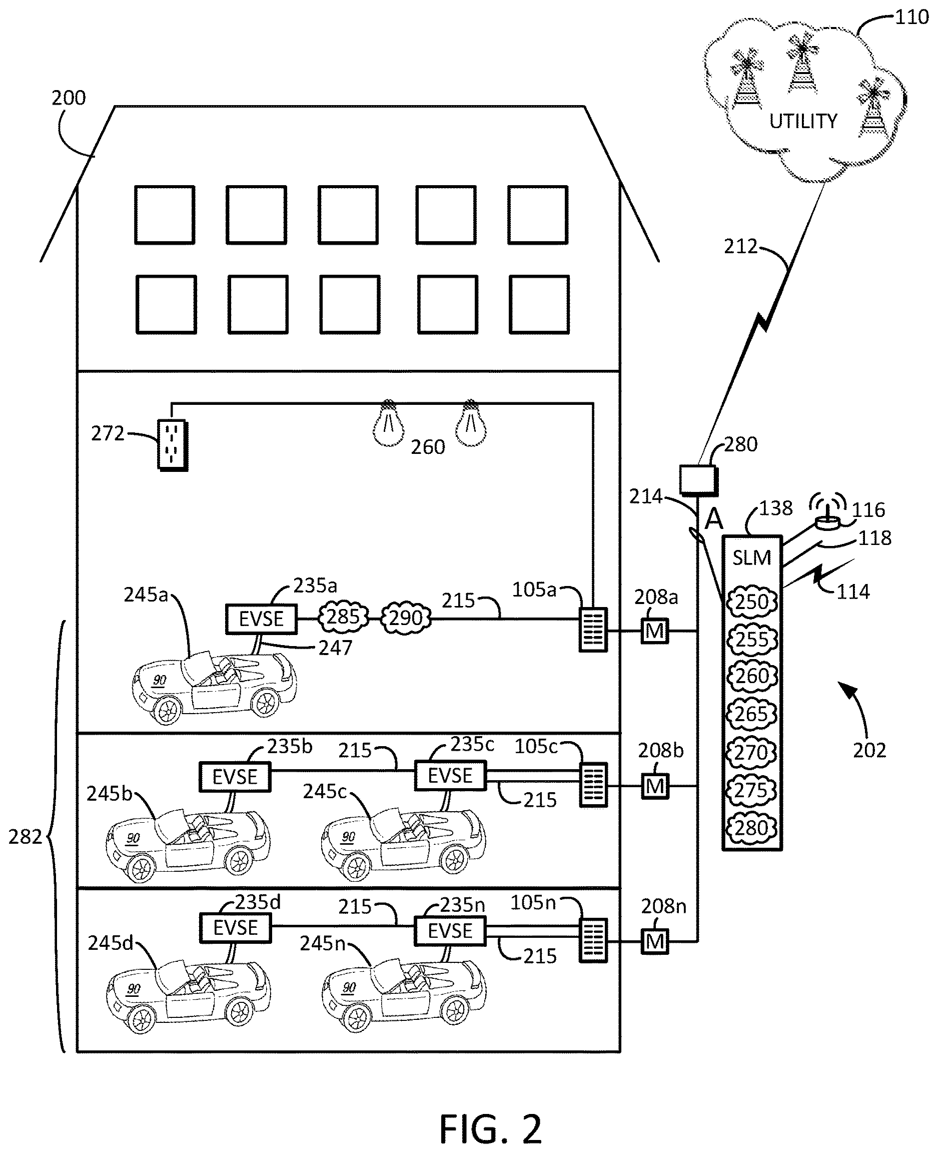 Patent US12611955 Figure 4 – Smart load management apparatus and system for electric vehicle charging