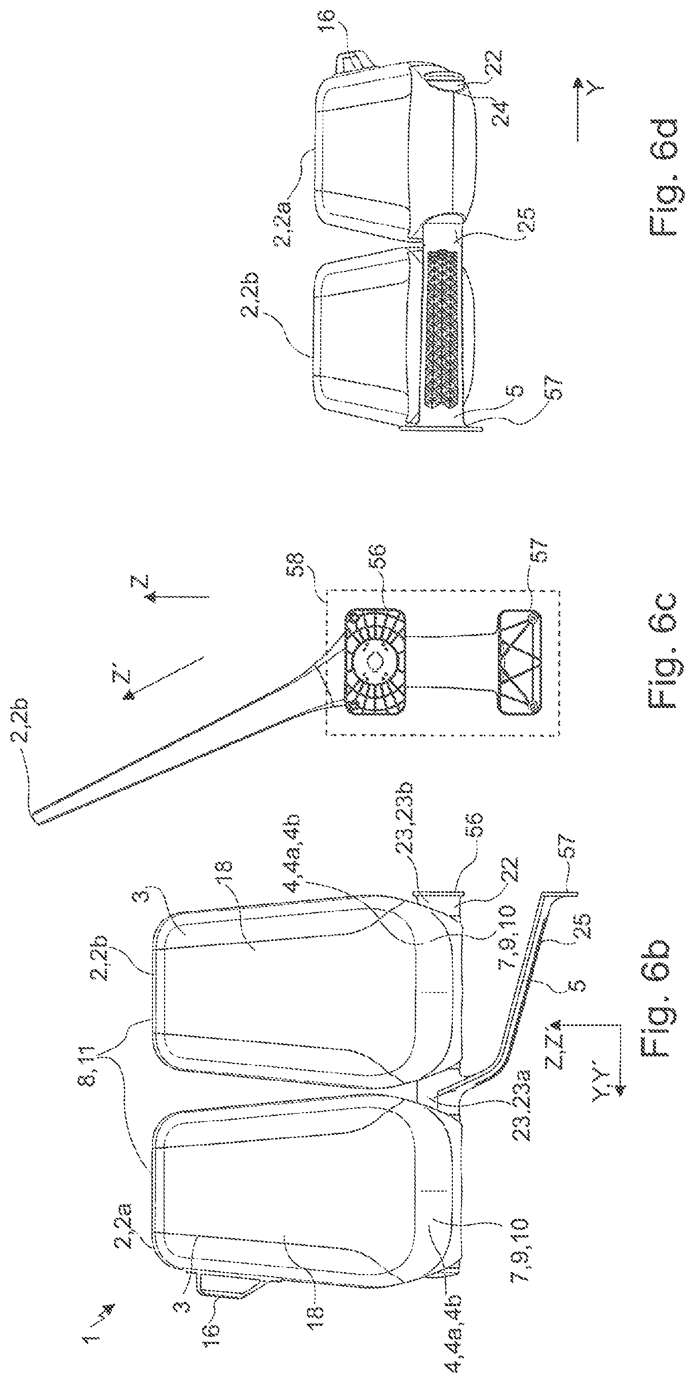 Patent US12611969 Figure 5 – Seat arrangement for a means of transport
