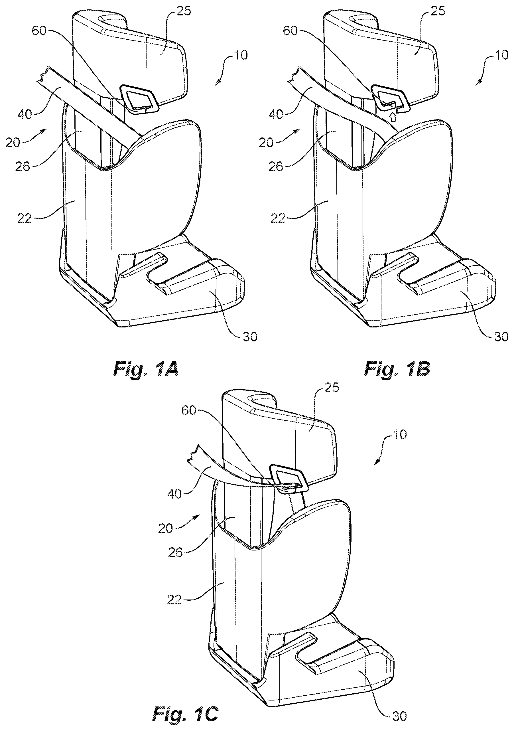 Patent US12611972 — Child seat having a seat belt guide assembly — Figure 1