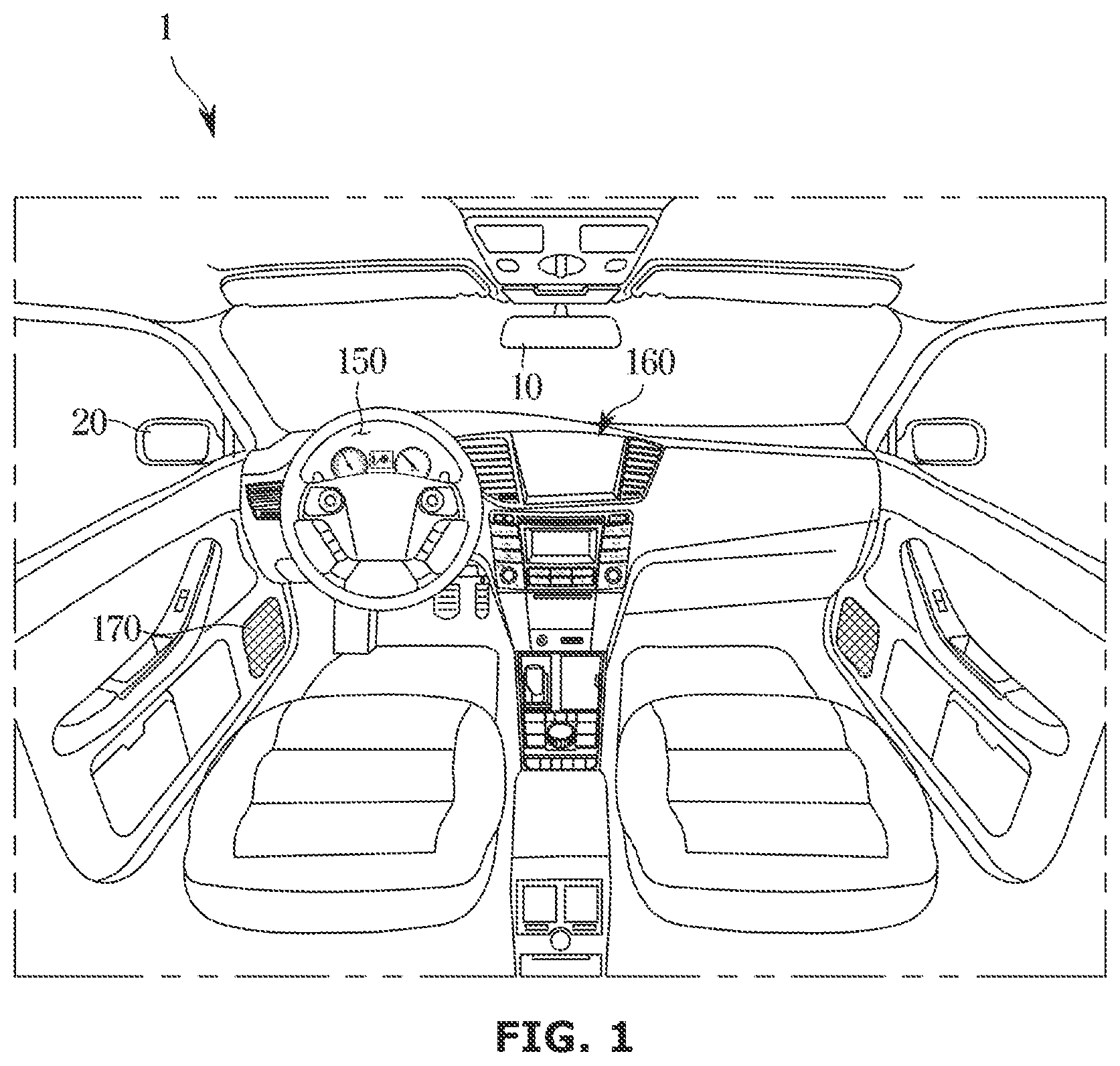 Patent US12611986 — Vehicle and control method of vehicle — Figure 1