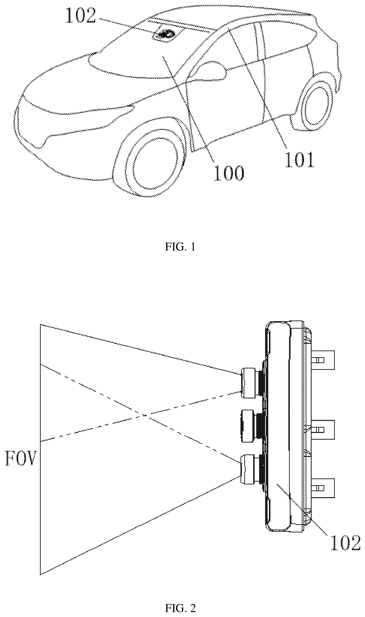 Patent US12611997 — Laminated glass mounted with camera — Figure 1