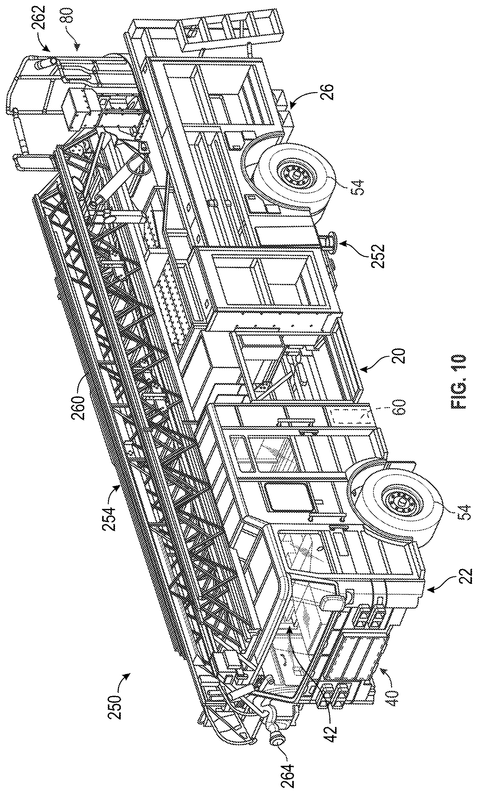 Patent US12612000 Figure 10 – Route planning based control of a refuse vehicle hydraulic system