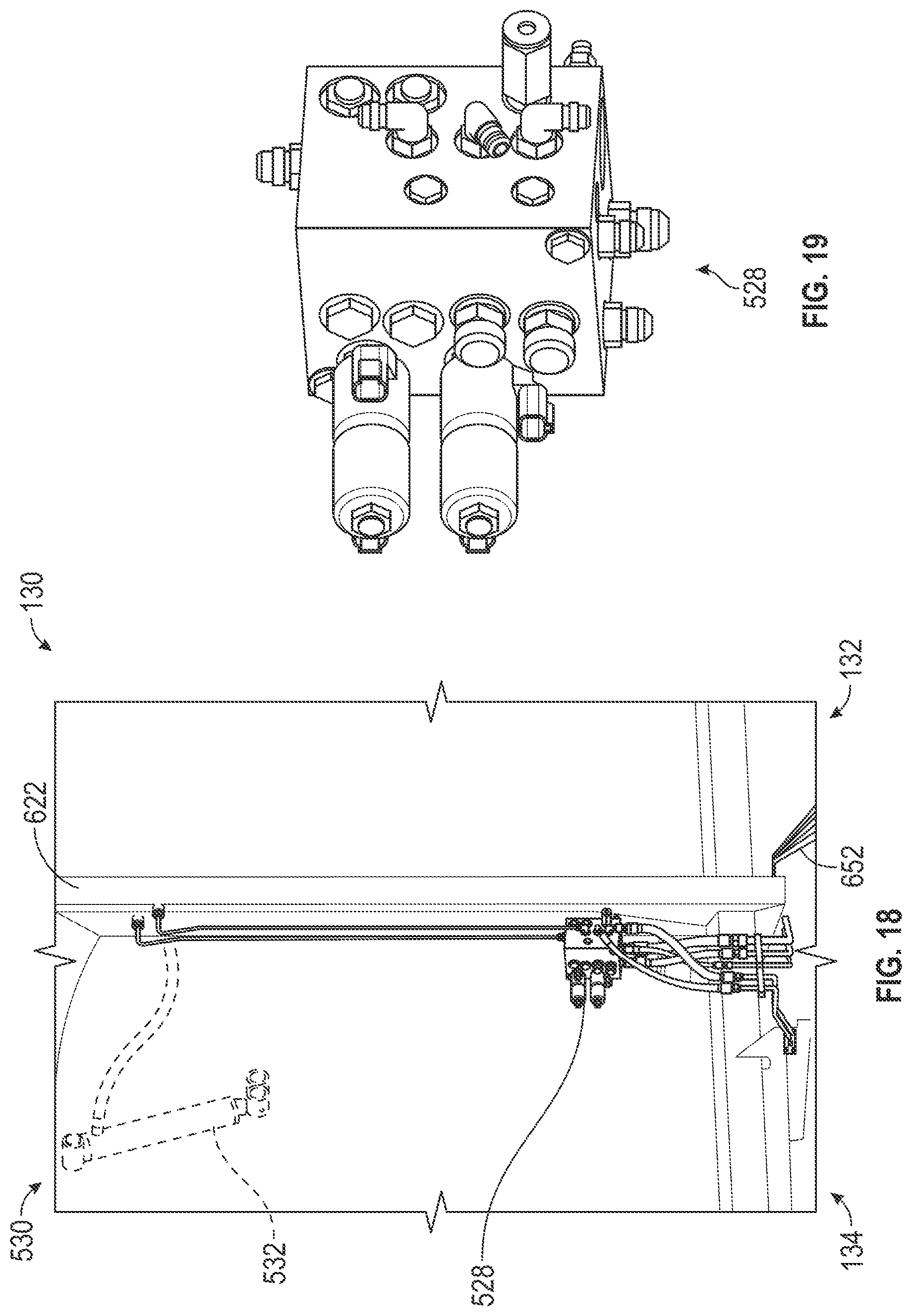 Patent US12612000 Figure 18 – Route planning based control of a refuse vehicle hydraulic system