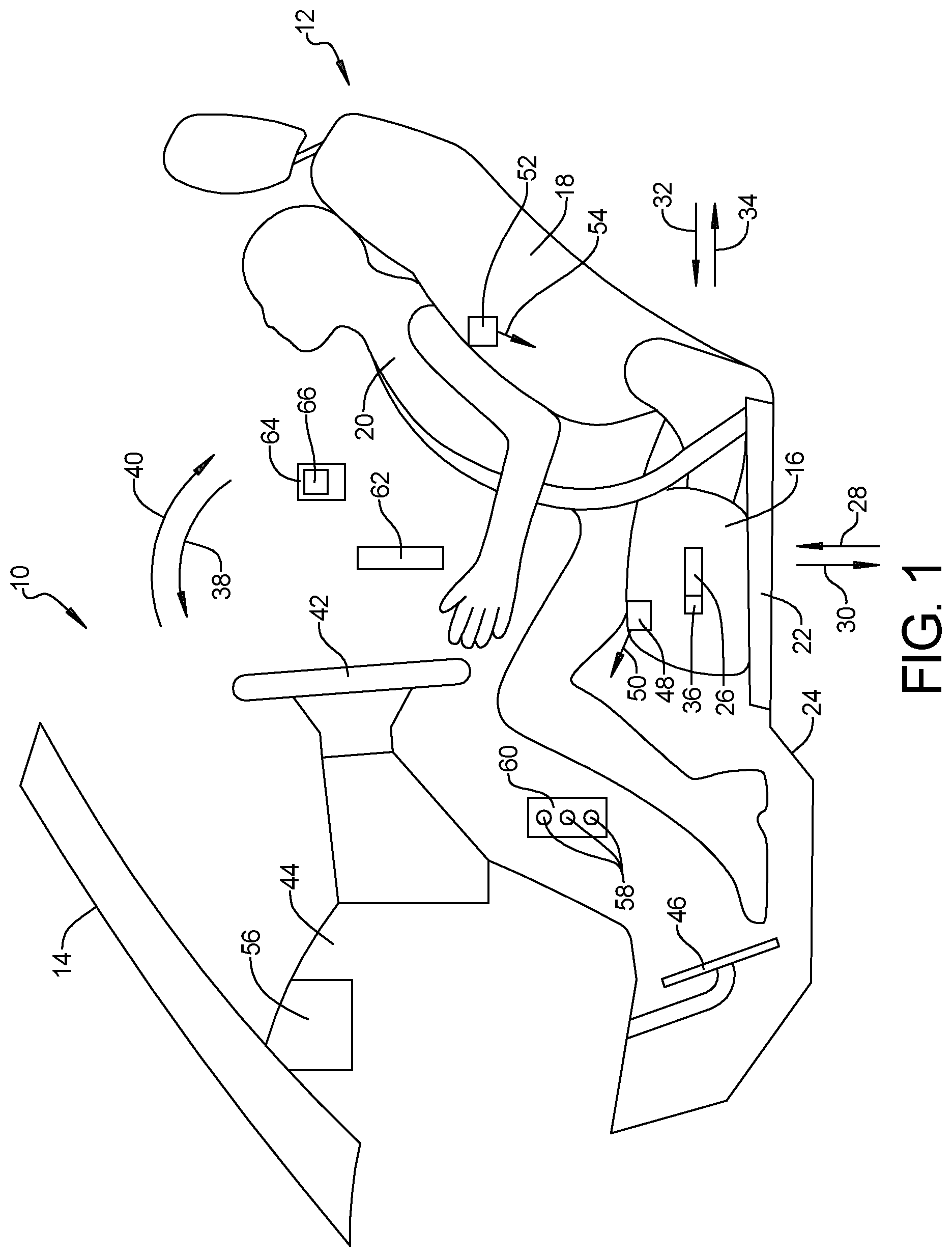 Patent US12612001 — Customer-centric portable personal seat comfort preferences — Figure 1