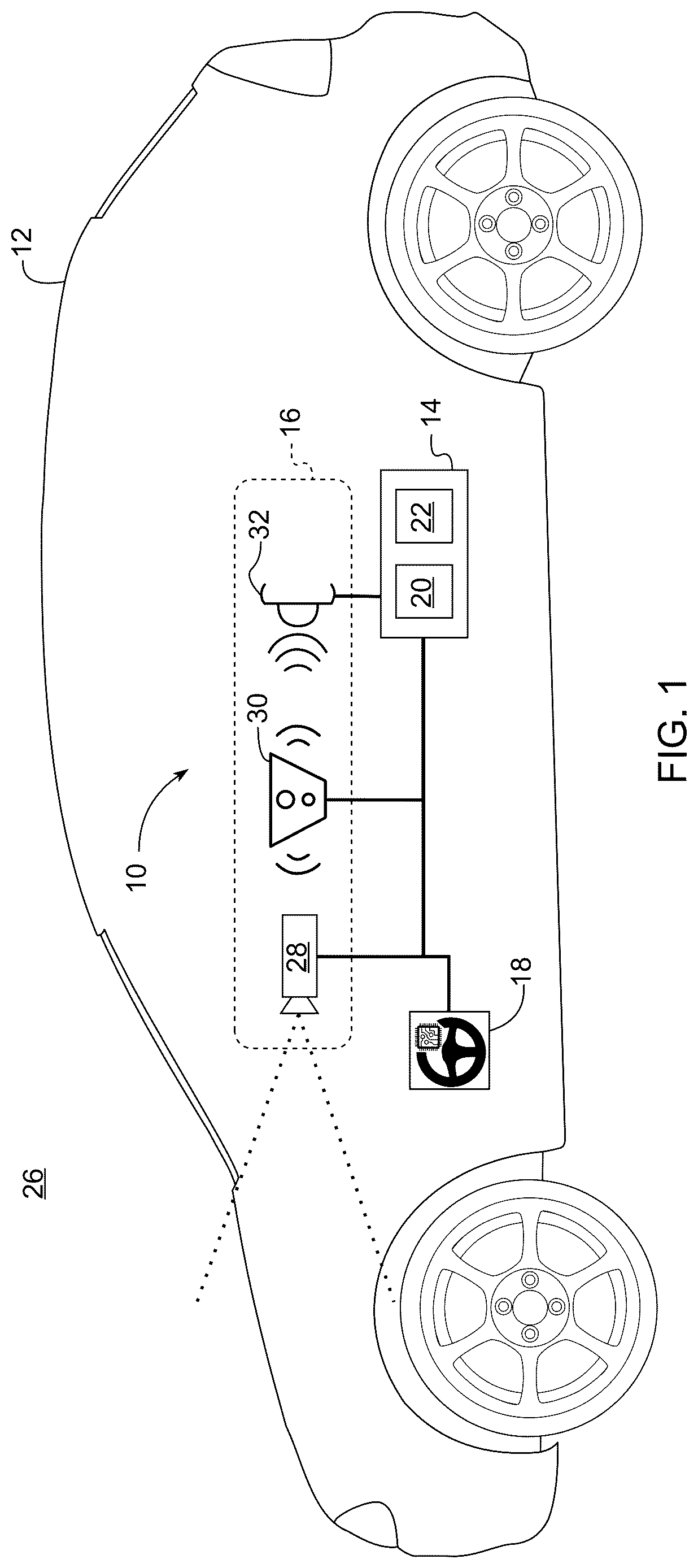 Patent US12612041 — Intelligent adaptive cruise control system and method — Figure 1