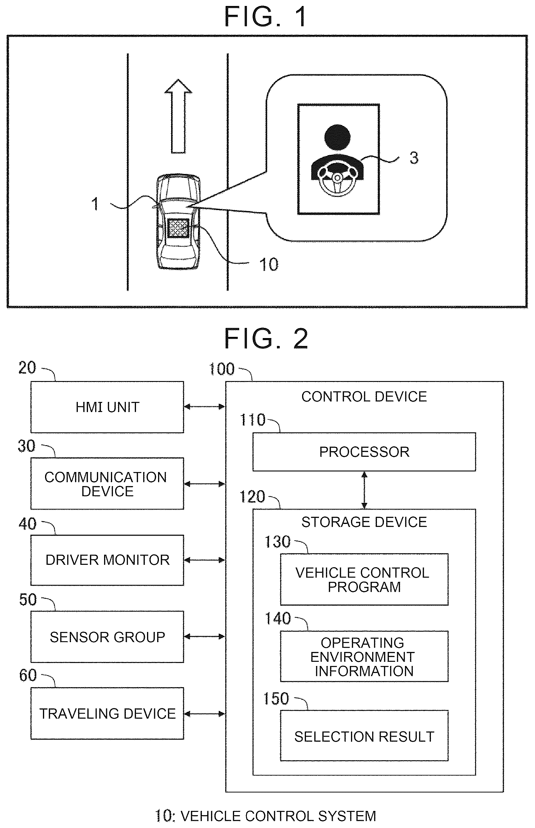 Patent US12612072 — Vehicle control system — Figure 1
