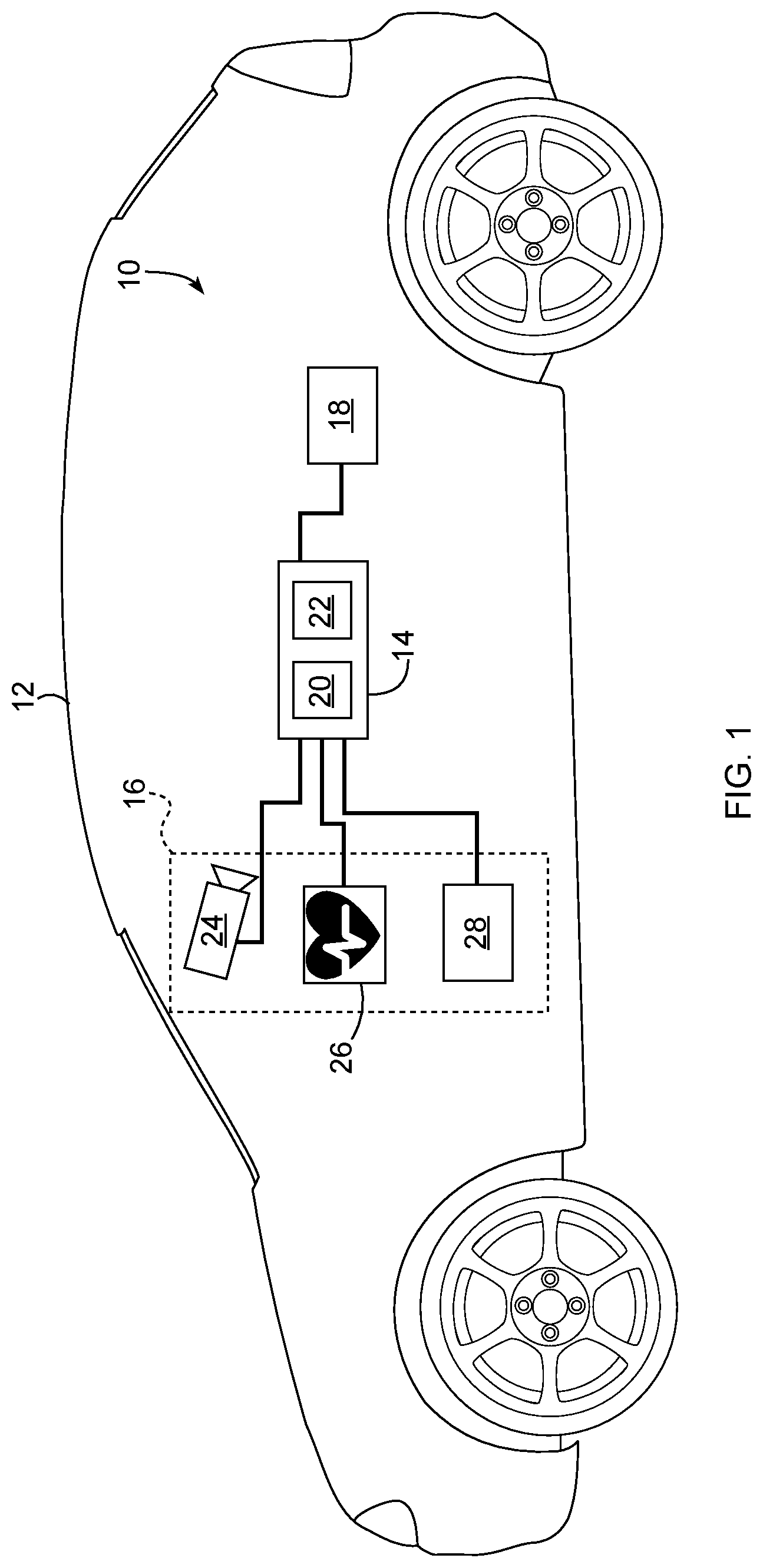 Patent US12612075 — Determining emotional state of a vehicle occupant — Figure 1