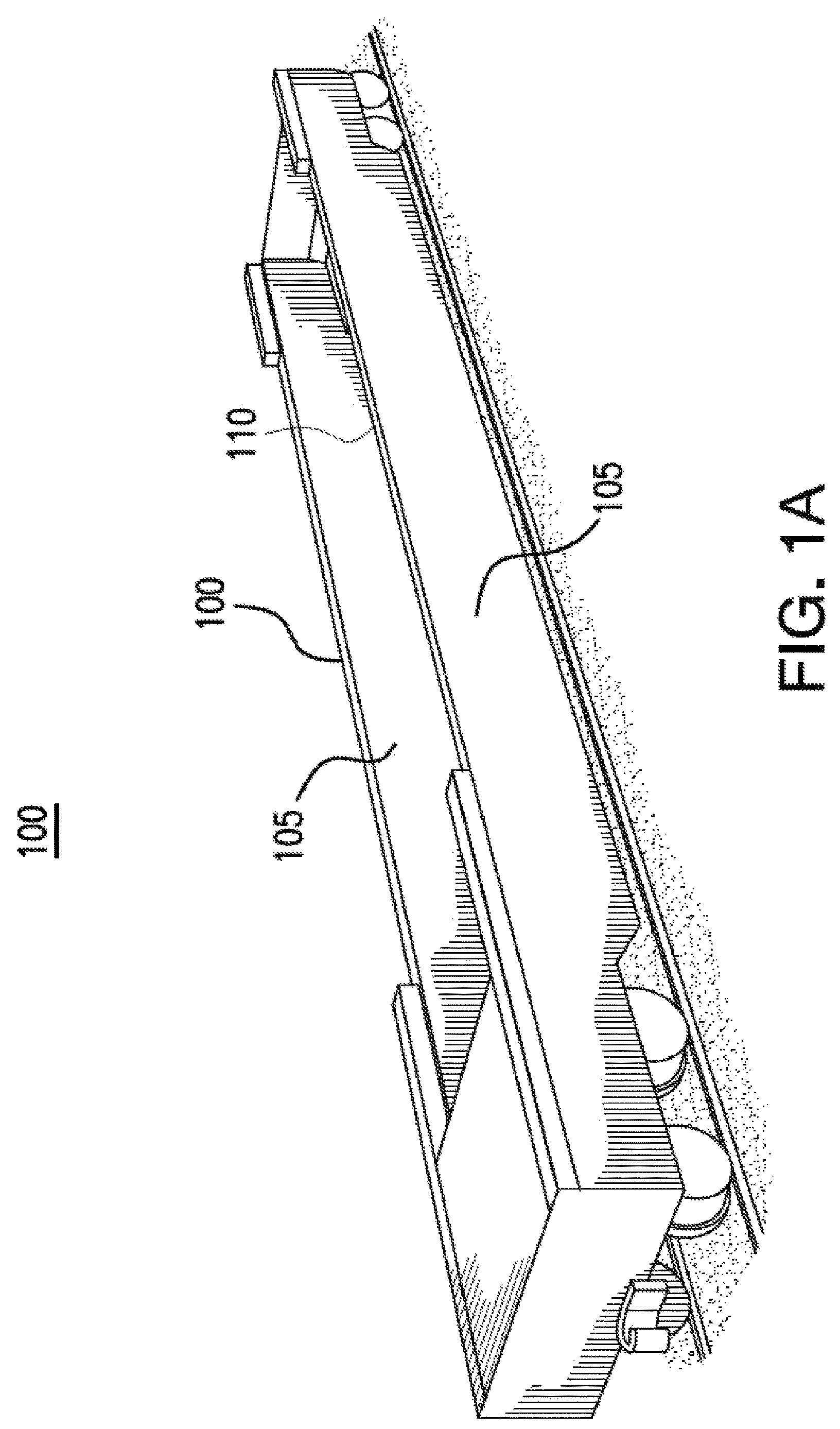 Patent US12612084 Figure 1 – Storage assembly for railcar
