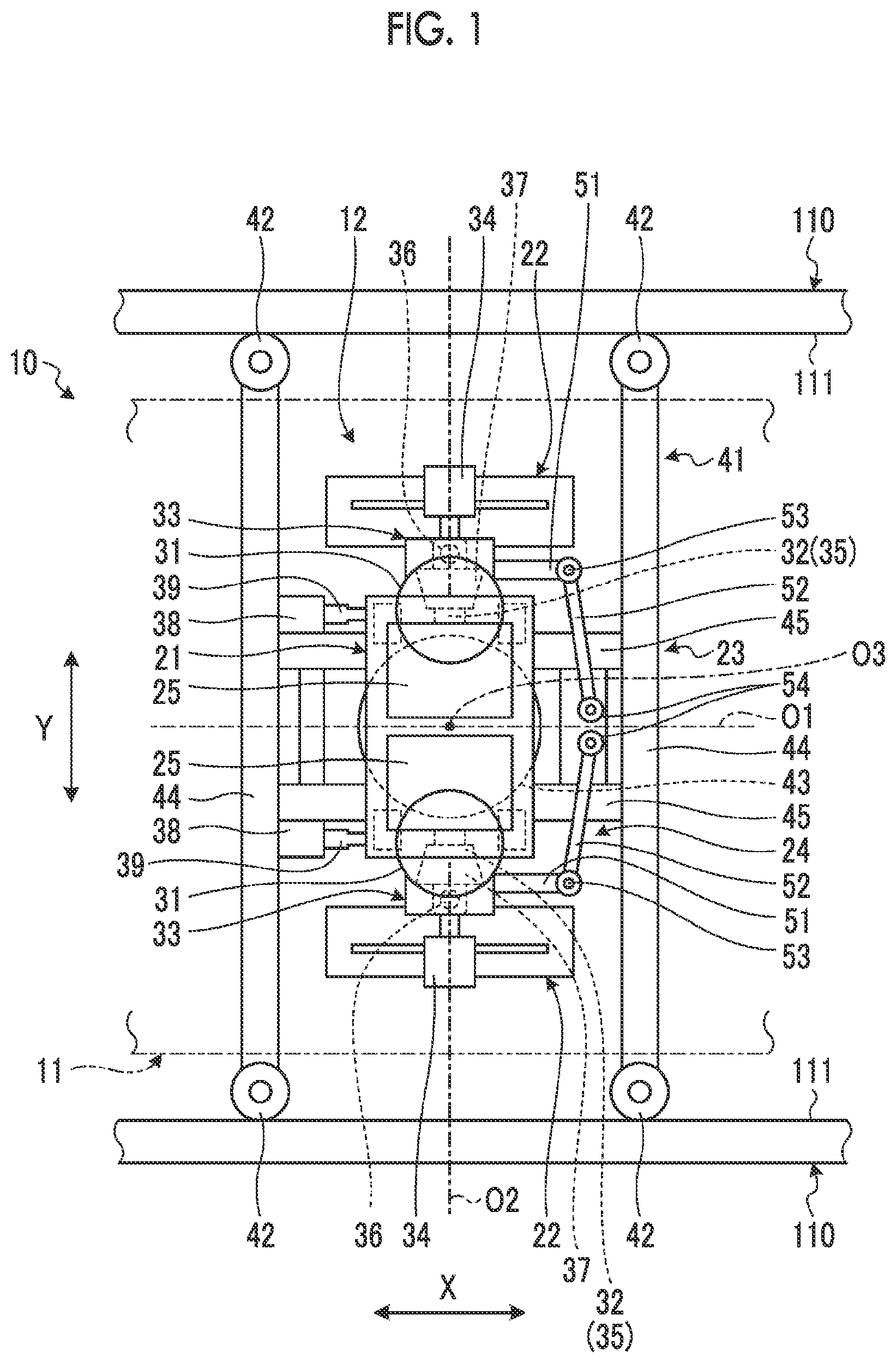 Patent US12612085 — Bogie and vehicle — Figure 1