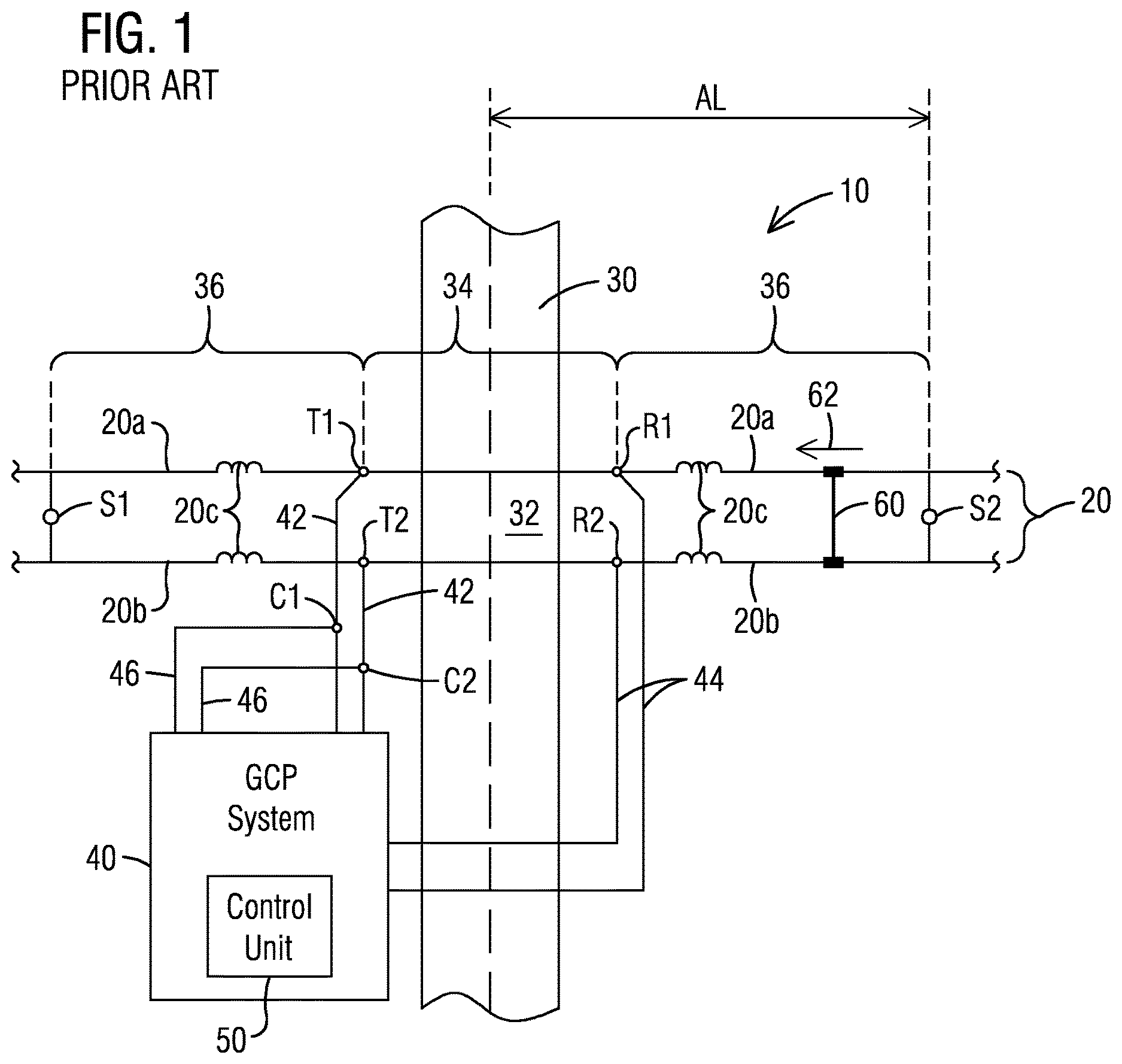 Patent US12612091 — Railroad crossing control system with auxiliary shunting device — Figure 1